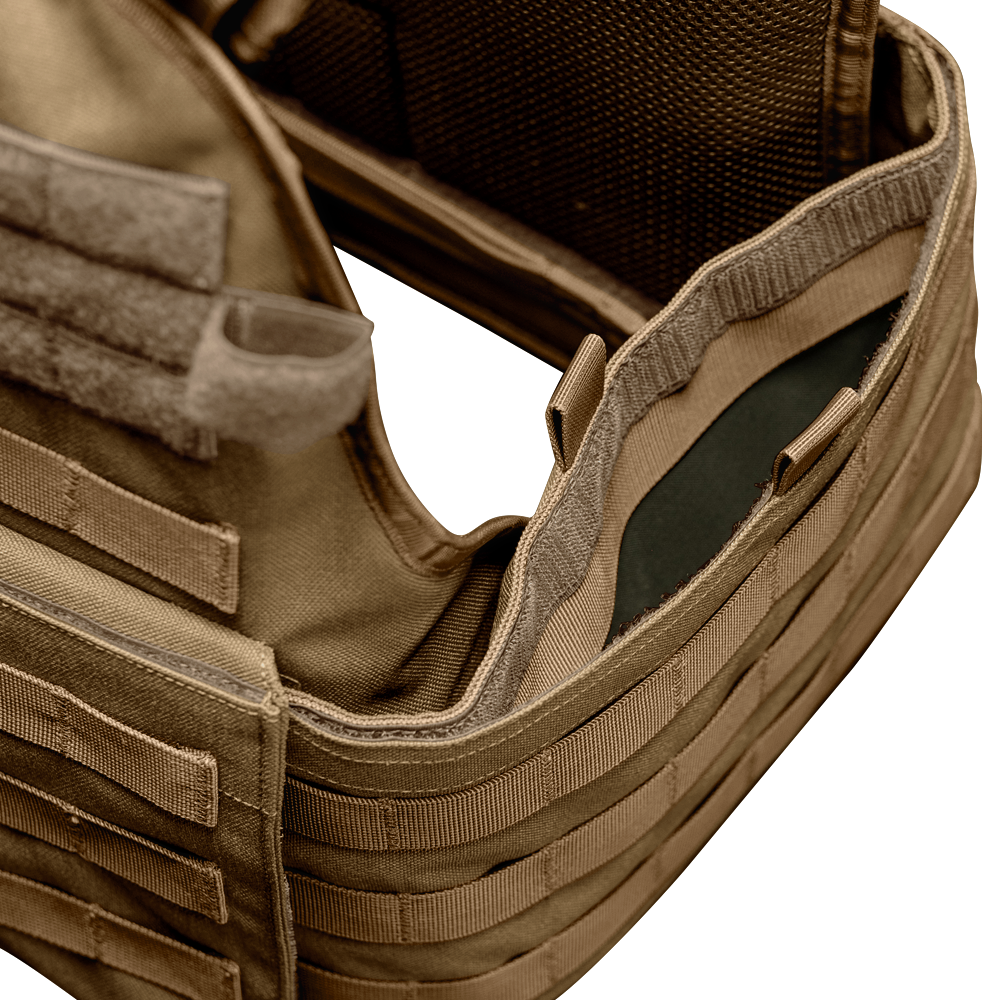image of side pouch close up