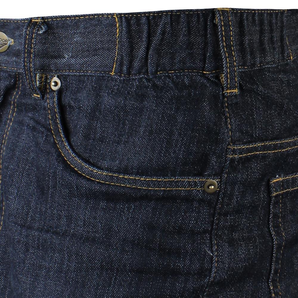 Image close up of the front pocket on the cipher jeans