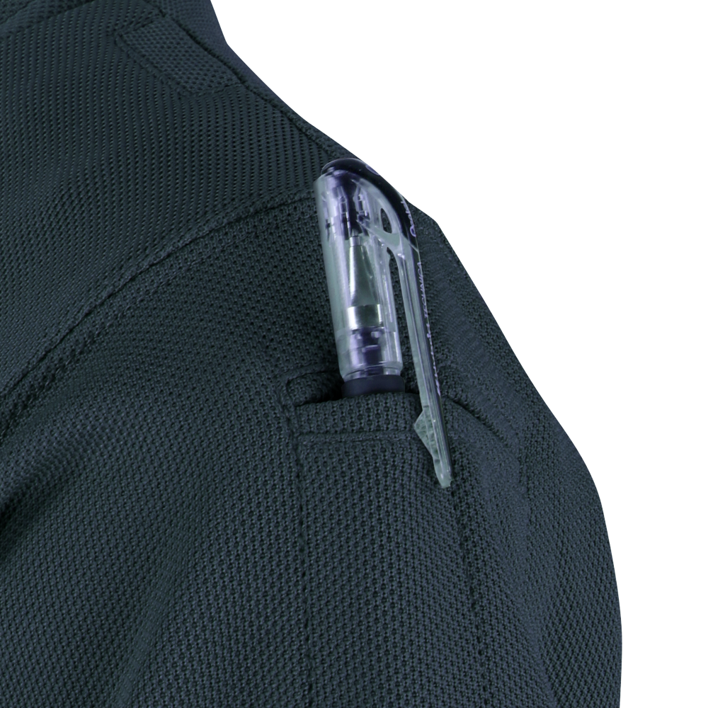 Image showing a pen going into the sleeve pen pocket