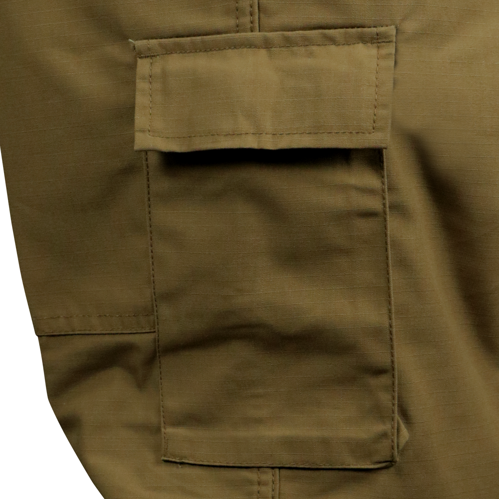 Image of the lower leg pocket on the class c cadet pants