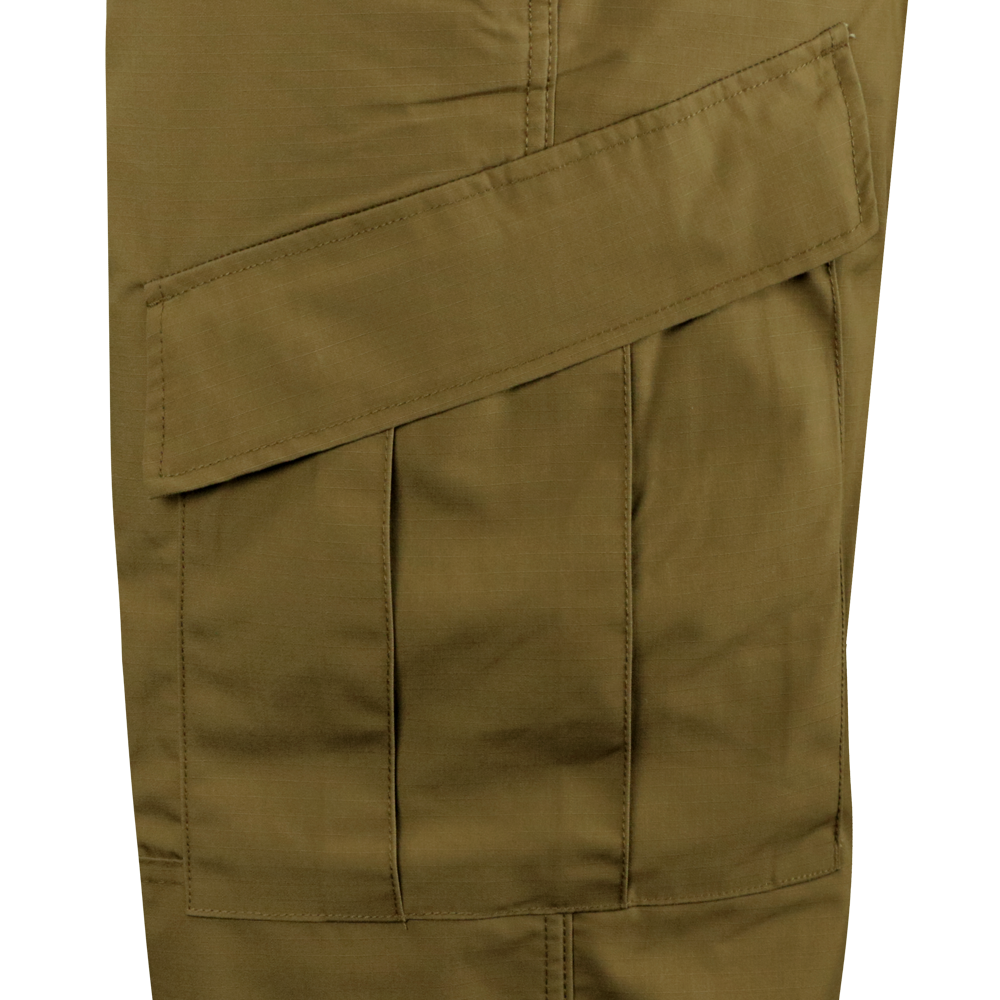 Image close up of the cadet pants cargo pocket