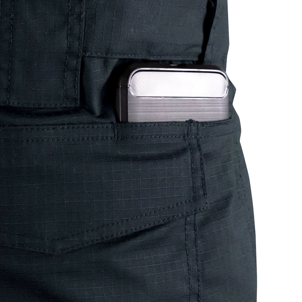 image of zipper pocket on ems pants
