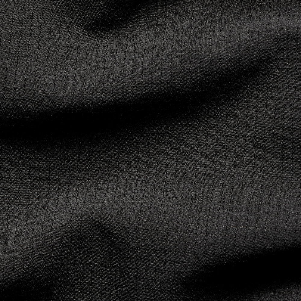 Close up of the perforated nylon sleeve on the trident sun shirt