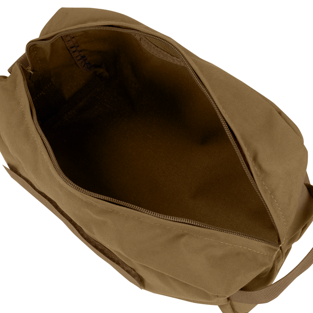 Image of a nametape on the kitbag