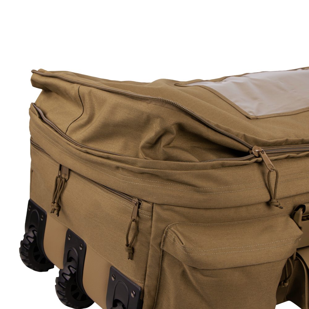 Image of expandable storage in the tactical duffle