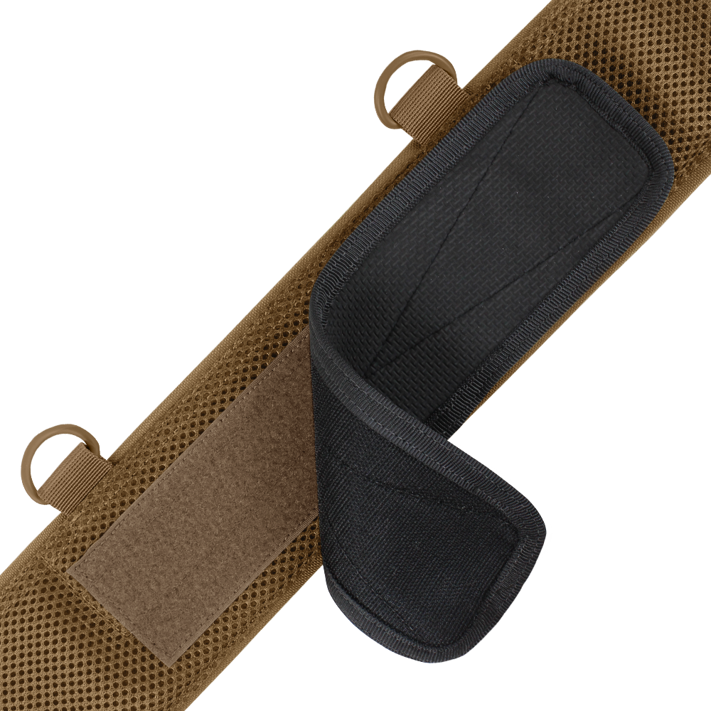 Image of the removable anti slip pad on the slim battle belt