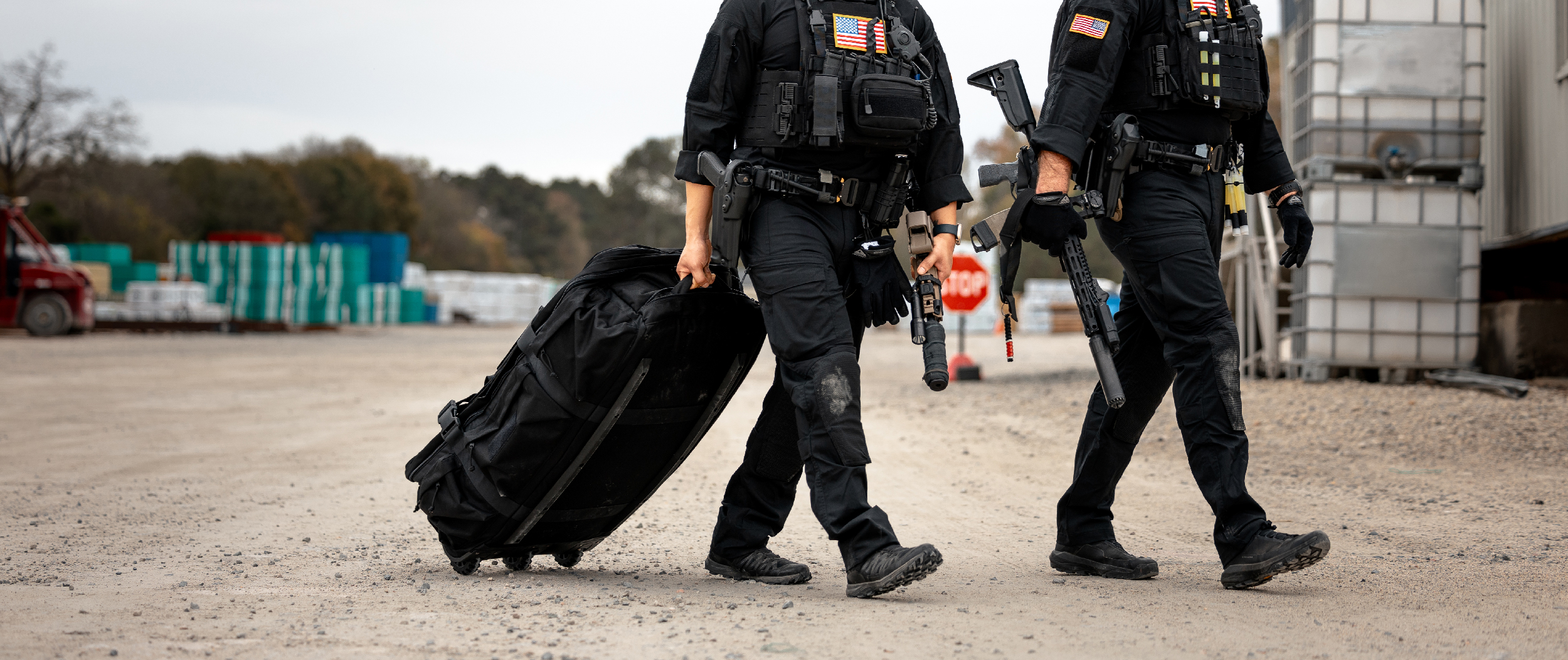 Image of swat officers rolling their gear with the HAUL