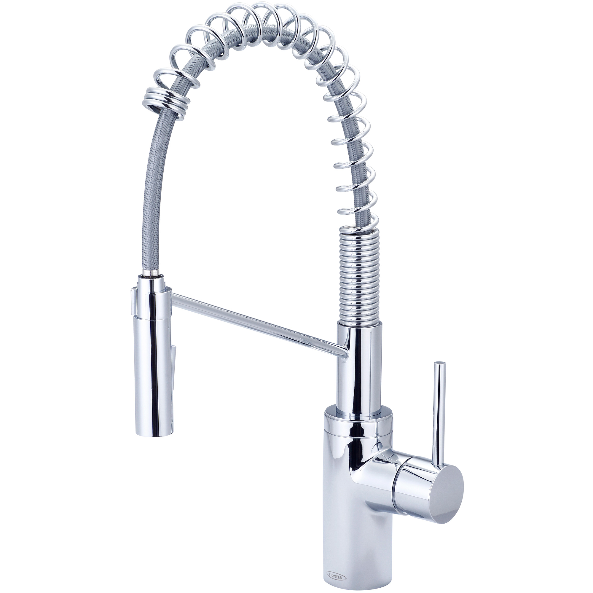 Single Handle Pre-Rinse Spring Pull-Down Kitchen Faucet ...