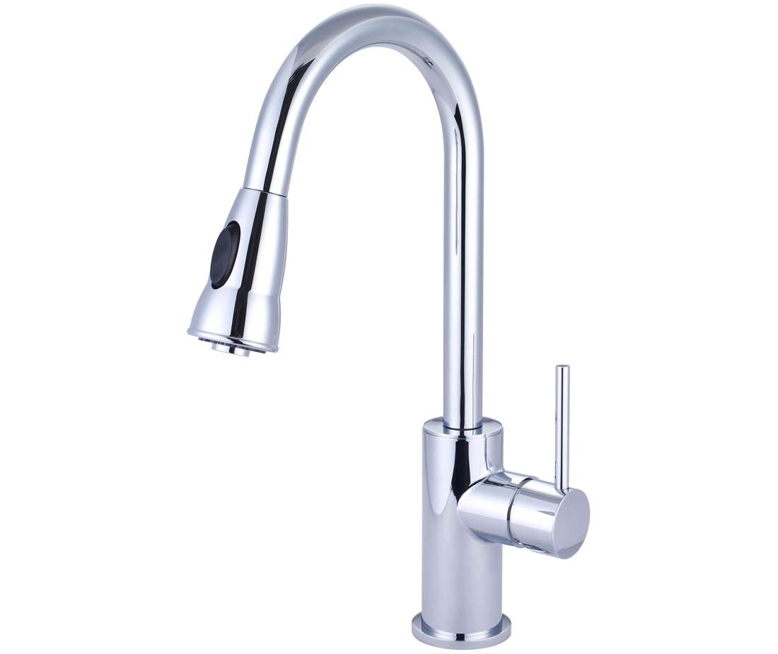 PVD Brushed Nickel Finish Pioneer 2LG261-BN Single Handle Kitchen Faucet PVD Brushed Nickel Finish Pioneer 2LG261-BN Single Handle Kitchen Faucet