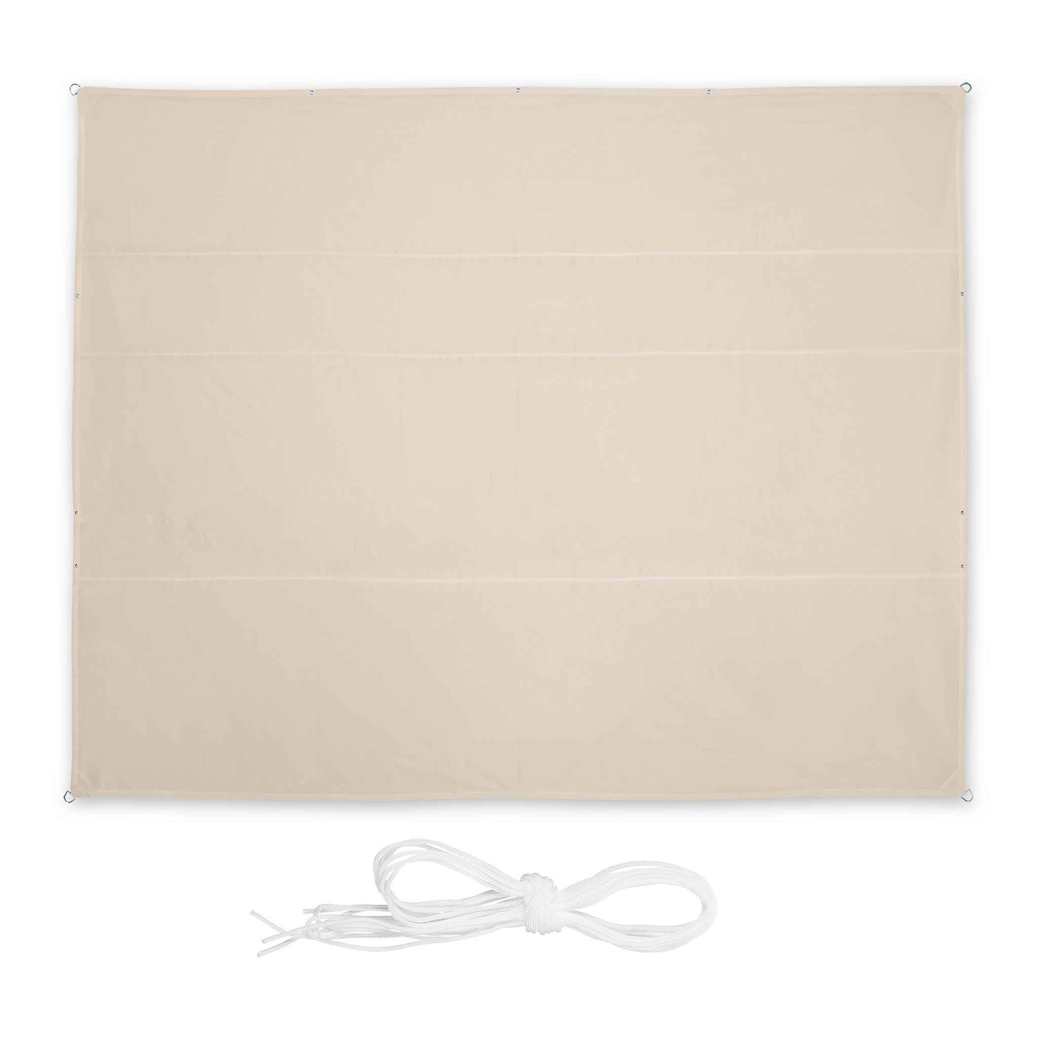 Sonnensegel rechteckig Beige
