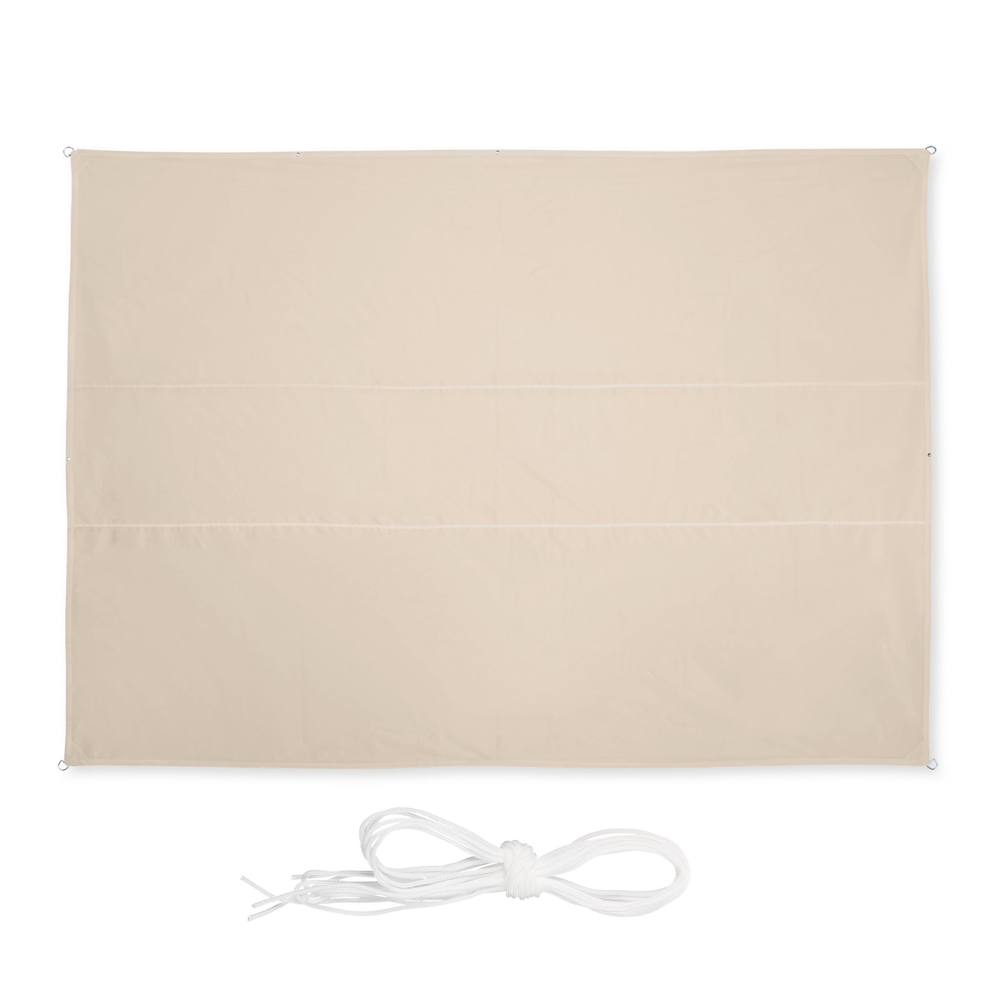 Sonnensegel rechteckig Beige