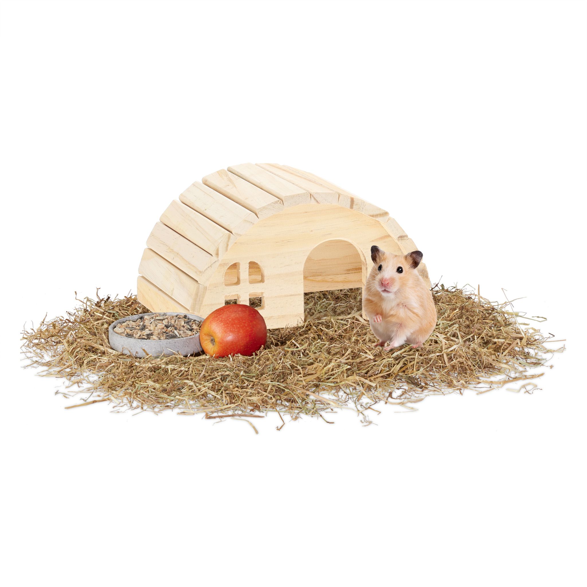 Hamsterhaus Holz Hellbraun