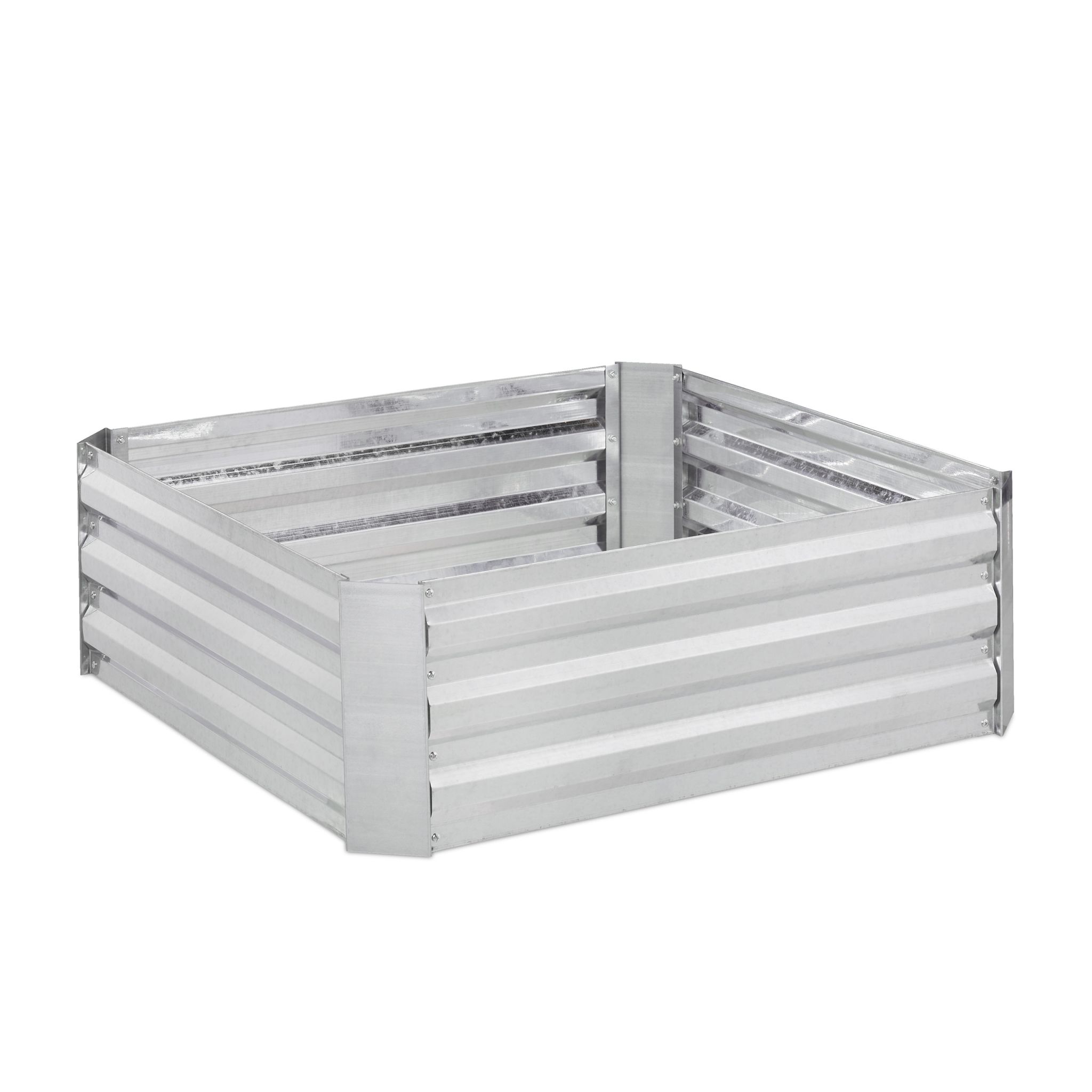 Hochbeet Metall Silber