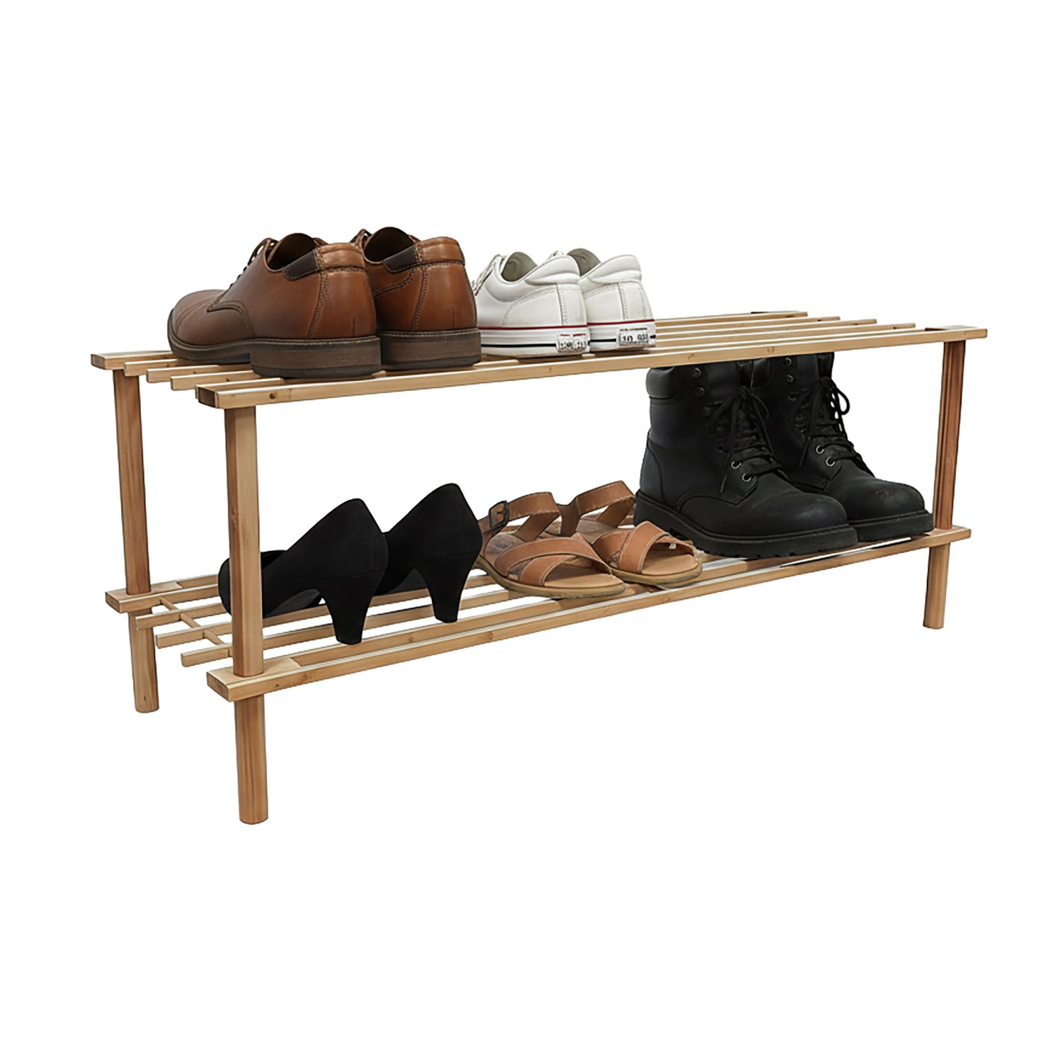 Schuhregal Bambus Hellbraun