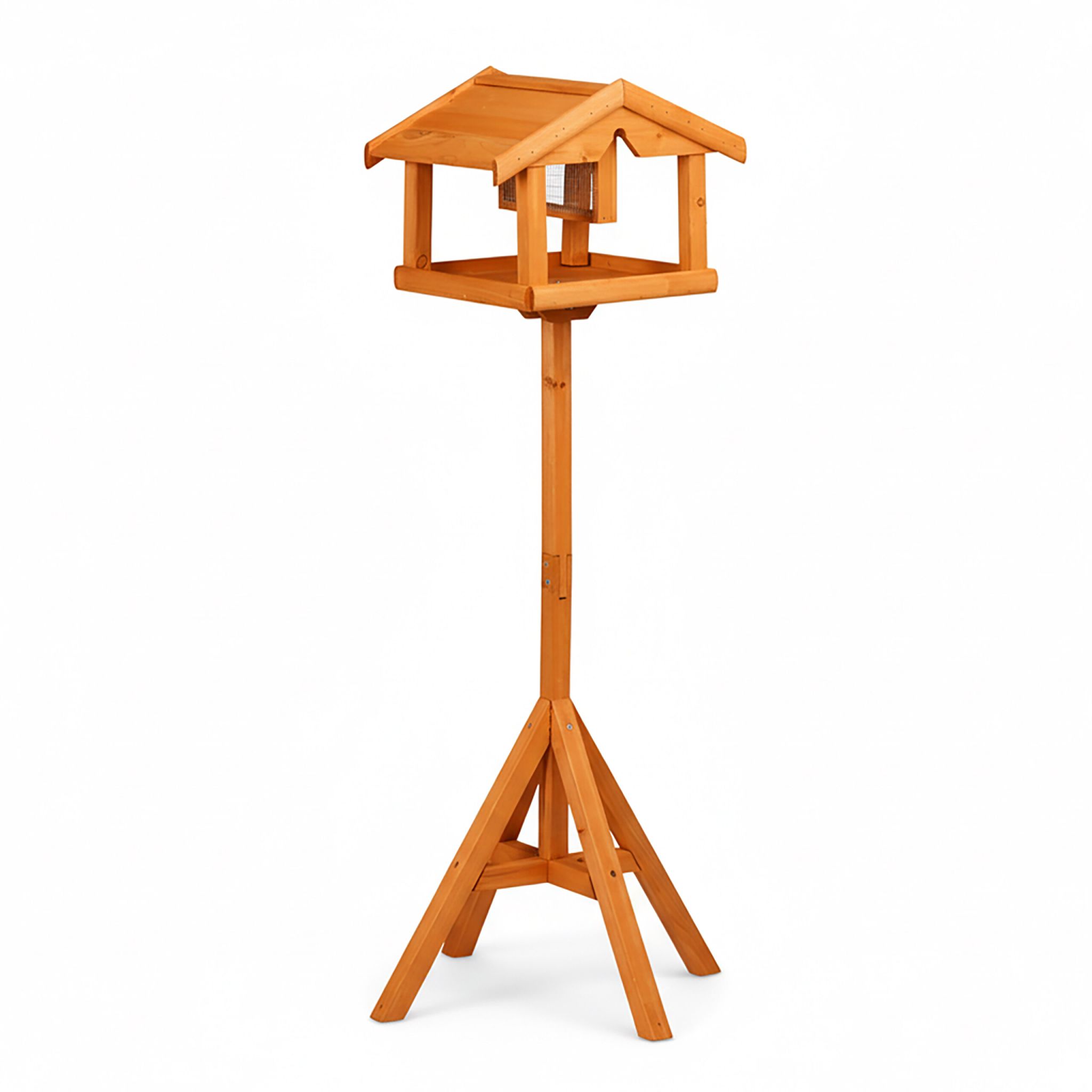Vogelfutterhaus mit Ständer Orange