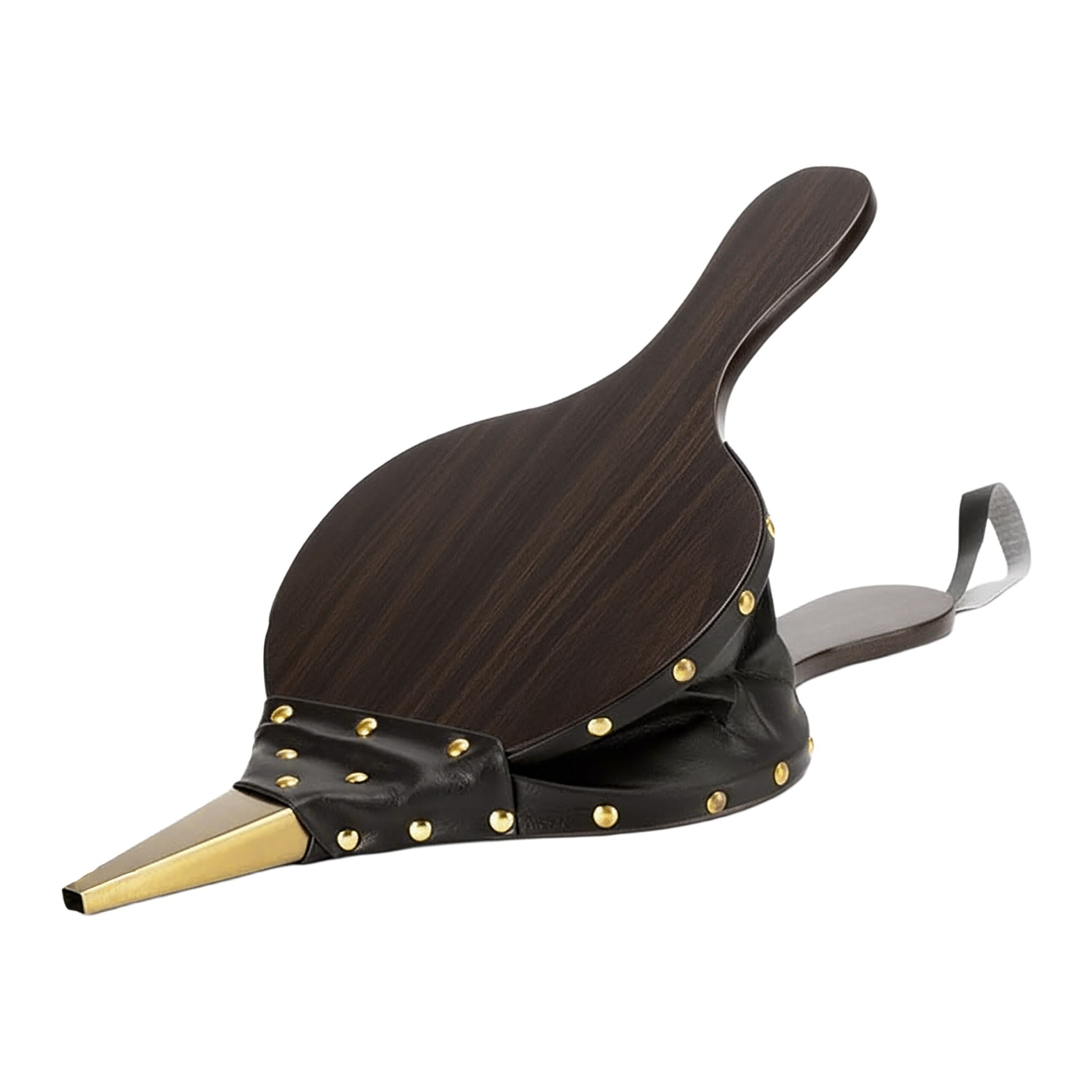 Blasebalg Grill & Kamin Braun-Gold-Schwarz