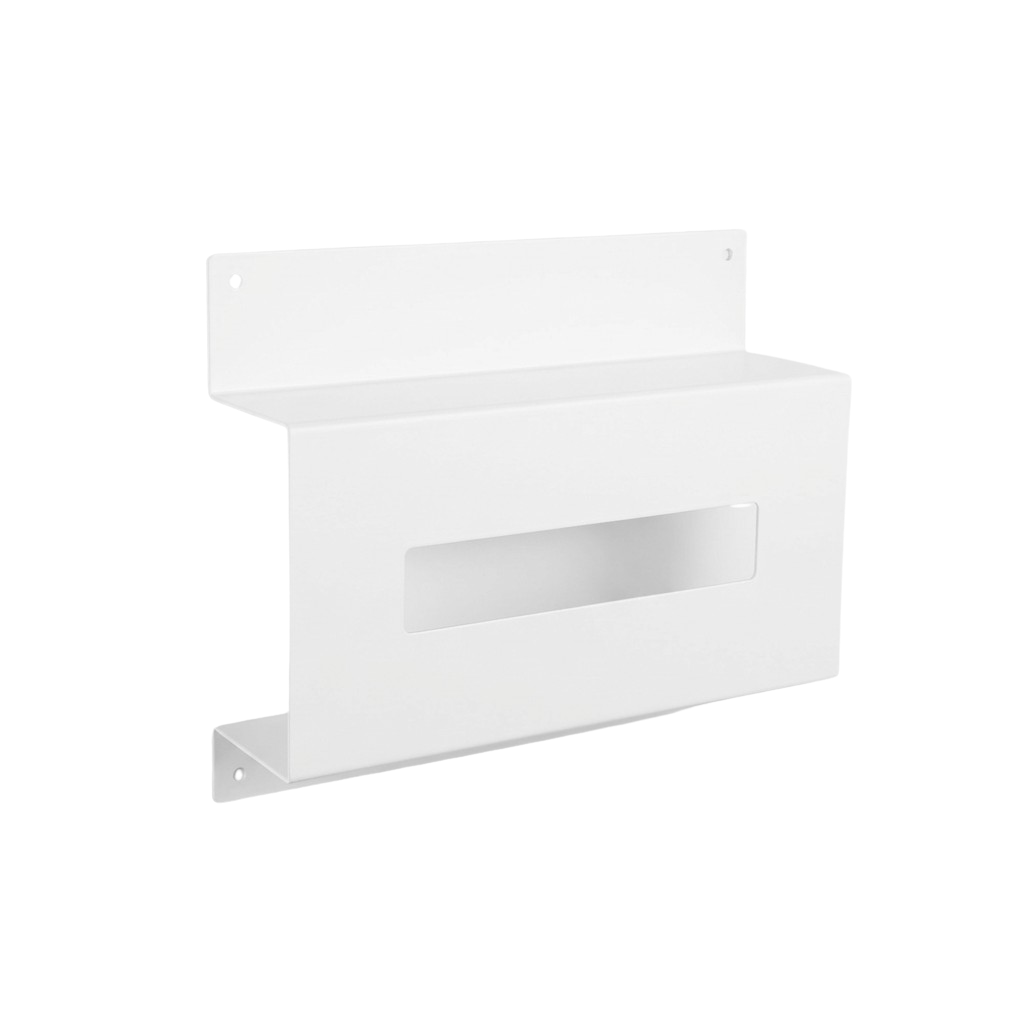 Wandhalter für Taschentuchbox weiss