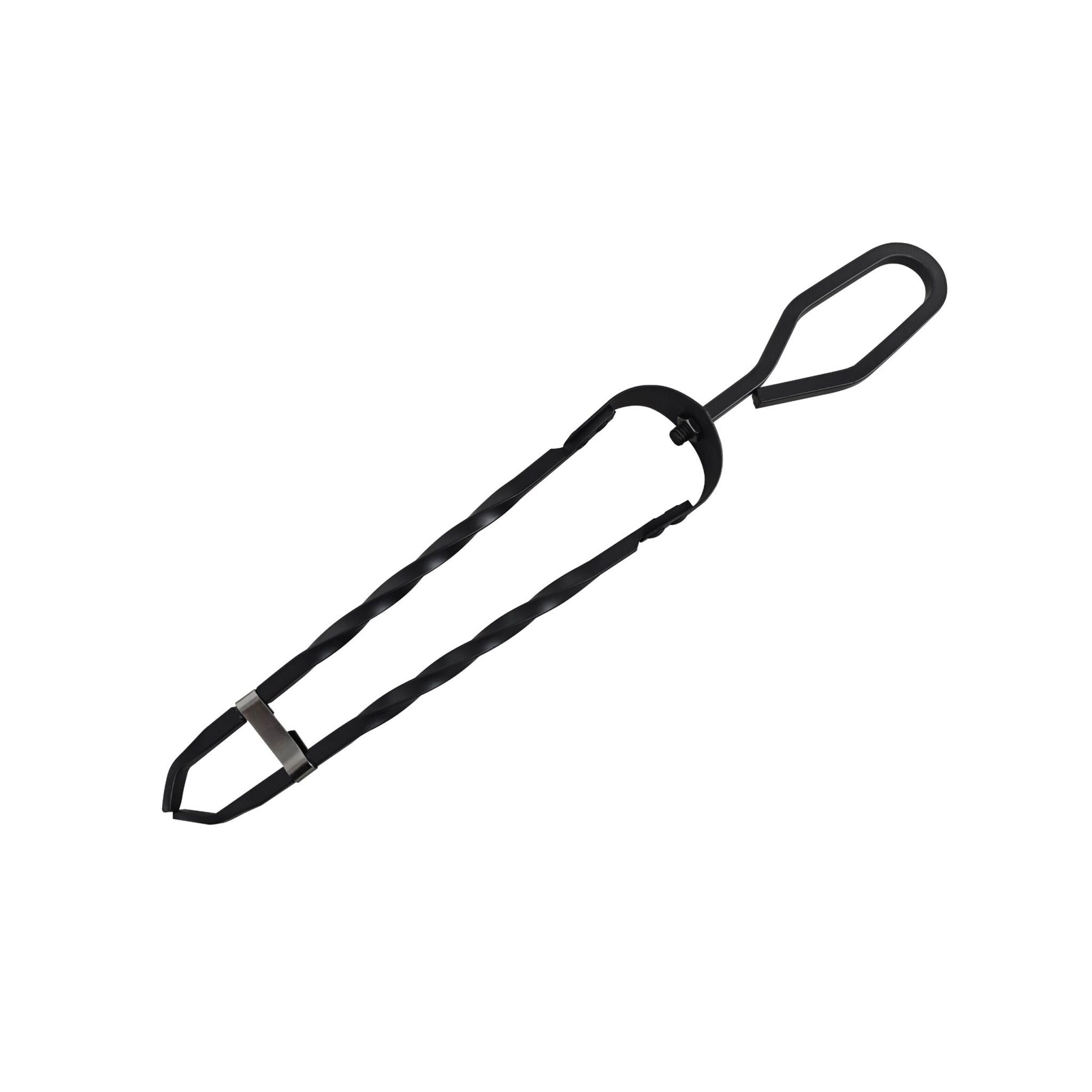 Kaminholzzange Schmiedeeisen 46cm Schwarz