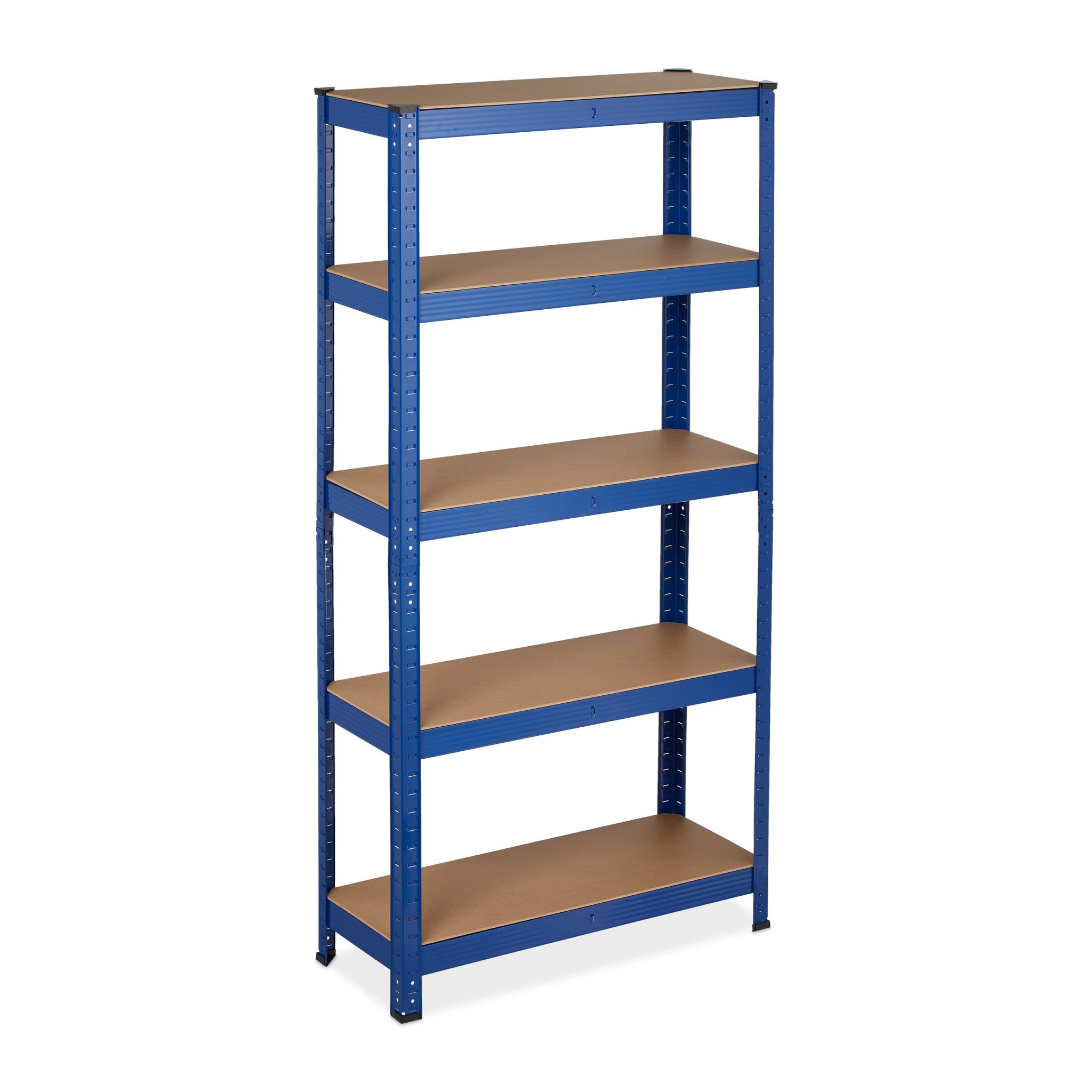 Schwerlastregal 875 kg Blau-Hellbraun-Schwarz