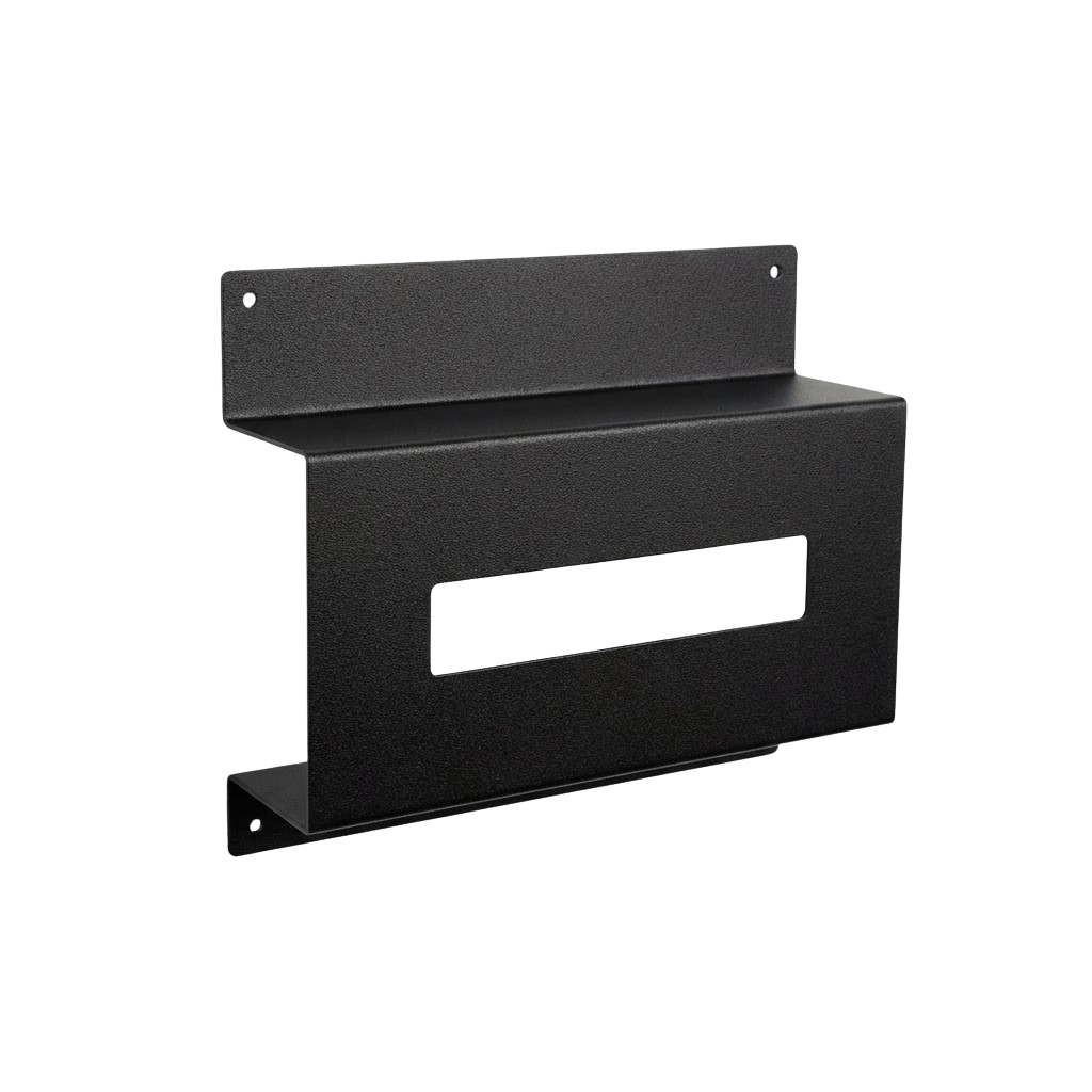 Wandhalter für Taschentuchbox schwarz