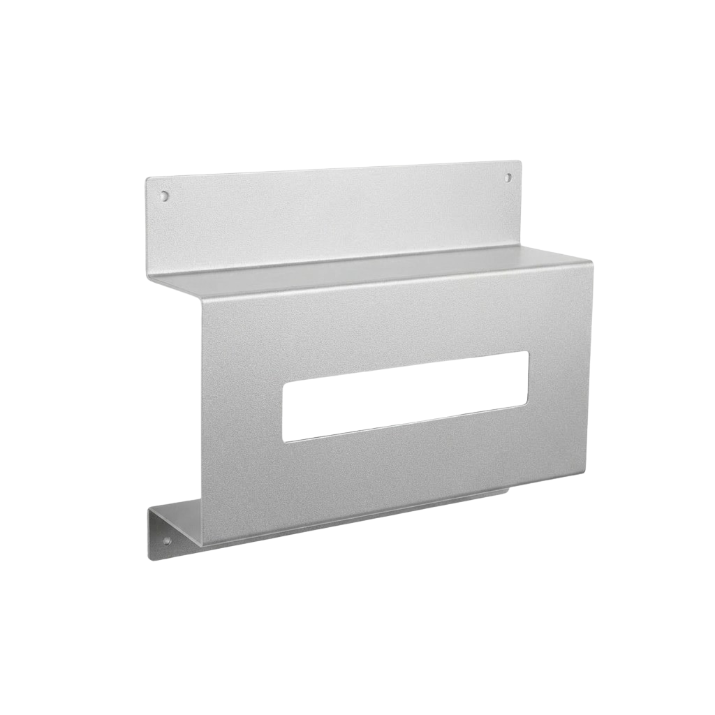 Wandhalter für Taschentuchbox silber