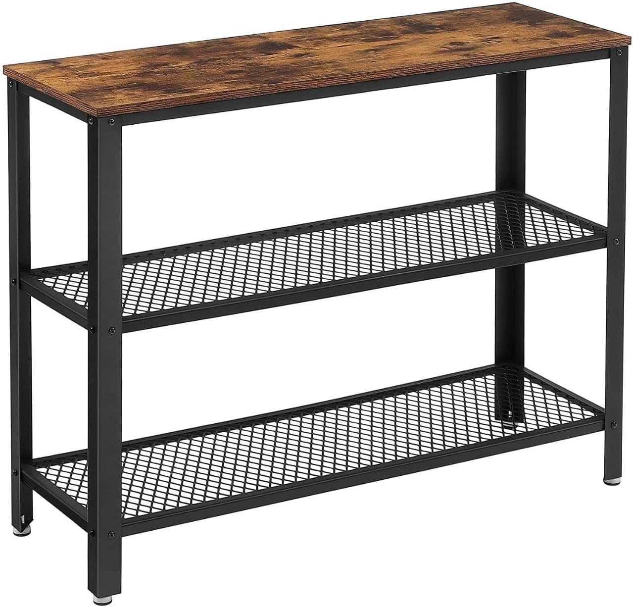 Konsolentisch Sideboard Stahlrahmen Industriestil Braun