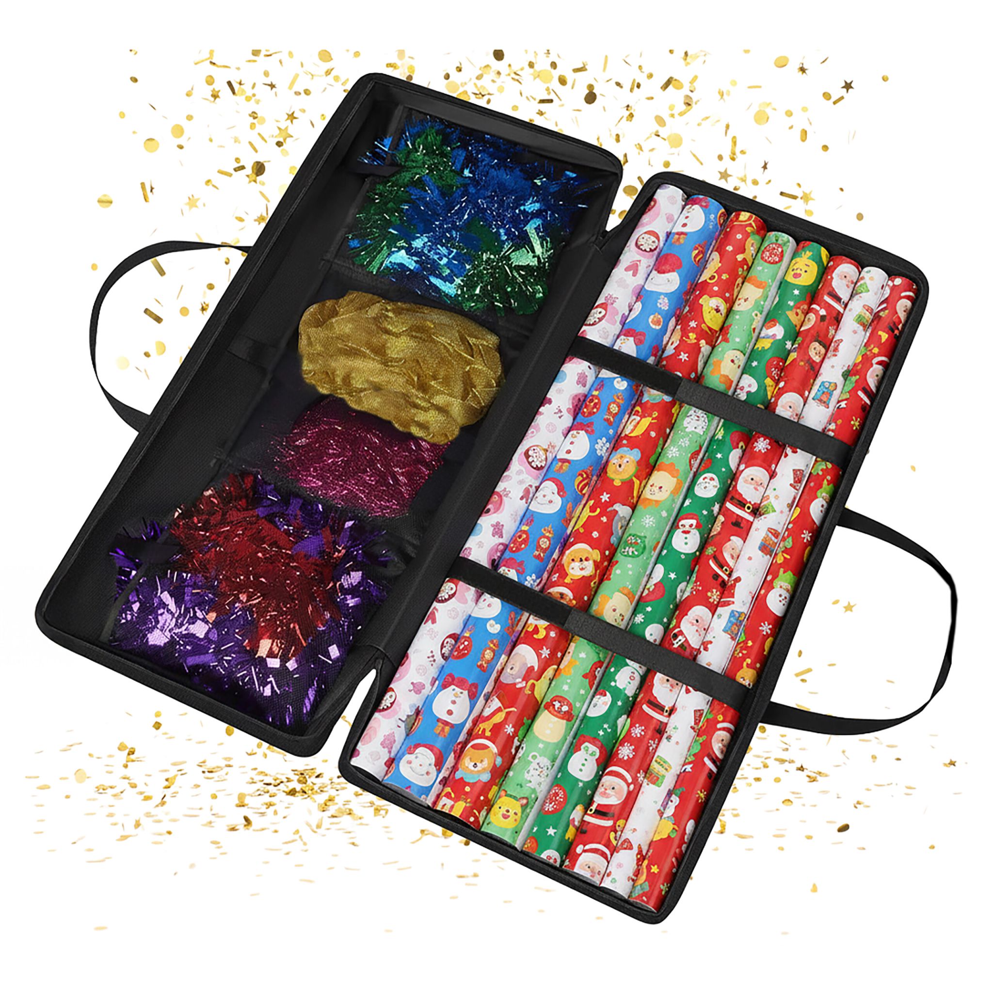 Geschenkpapier Aufbewahrung Schwarz