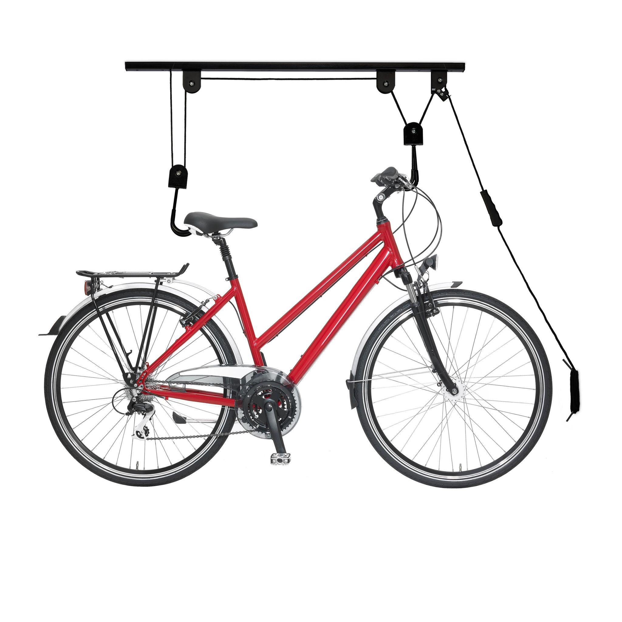 Fahrradlift Decke Schwarz