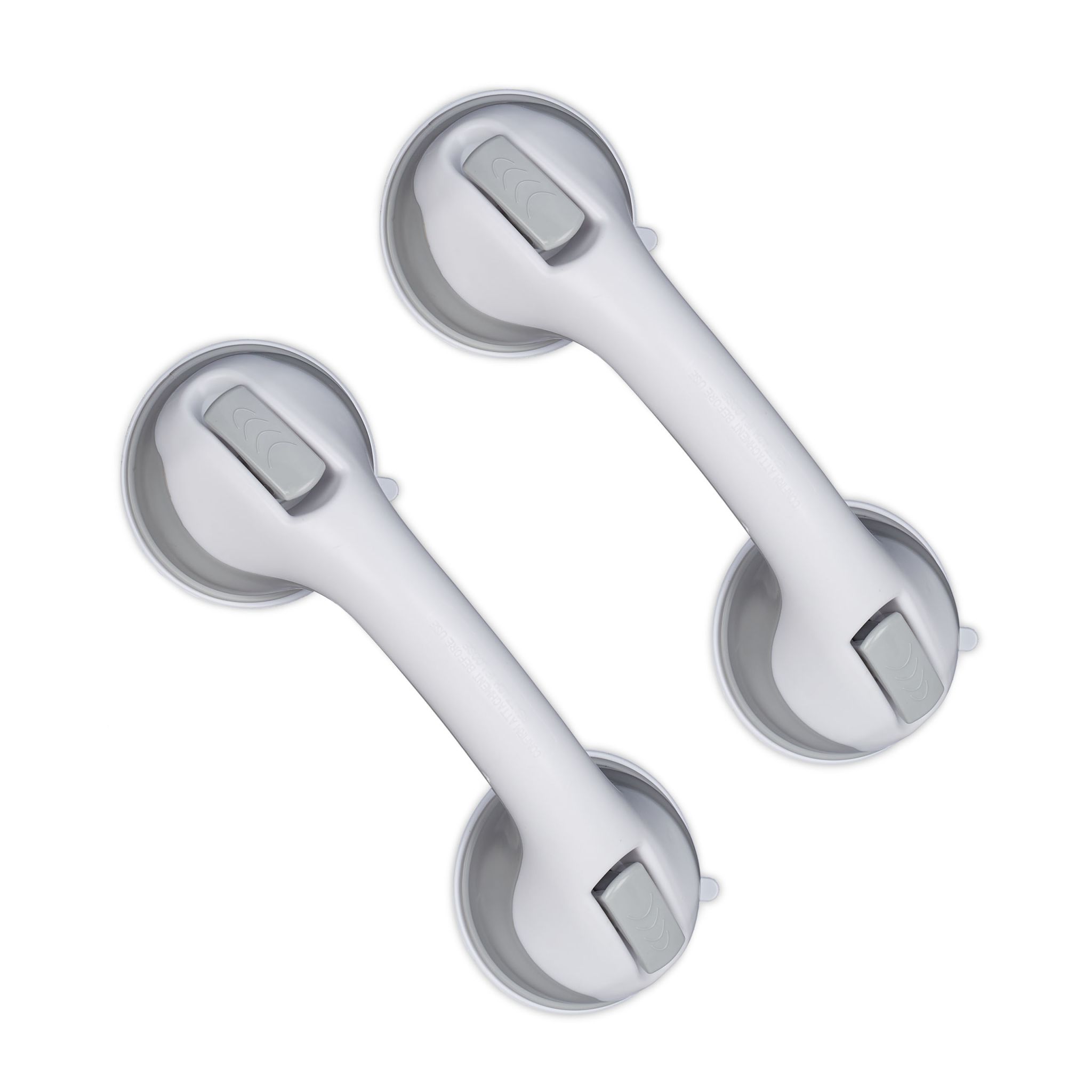 Sauggriff 2er-Set Weiss-Grau