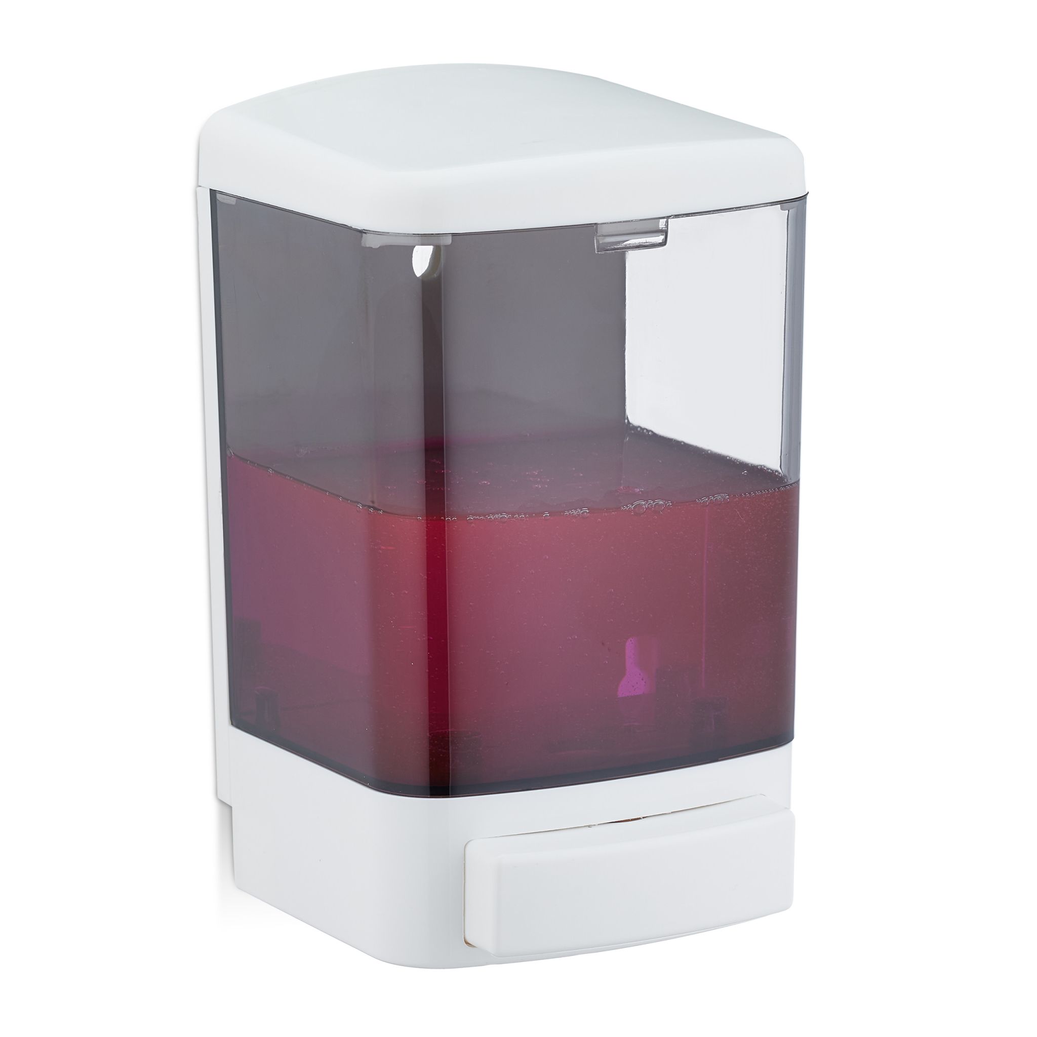 Wandseifenspender 1000 ml Weiss-Grau