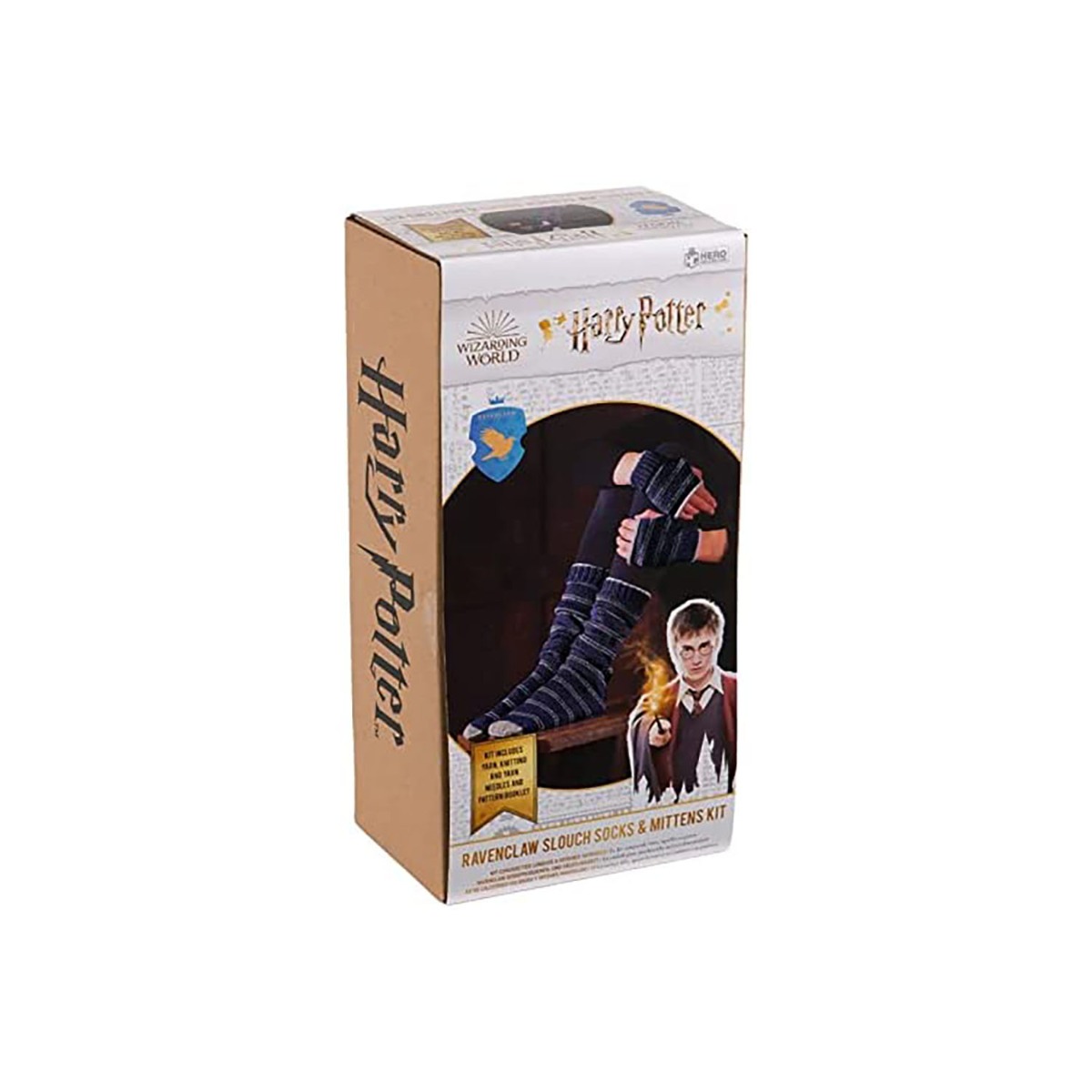 Harry Potter Strickset Fäustling und Socken Ravenclaw