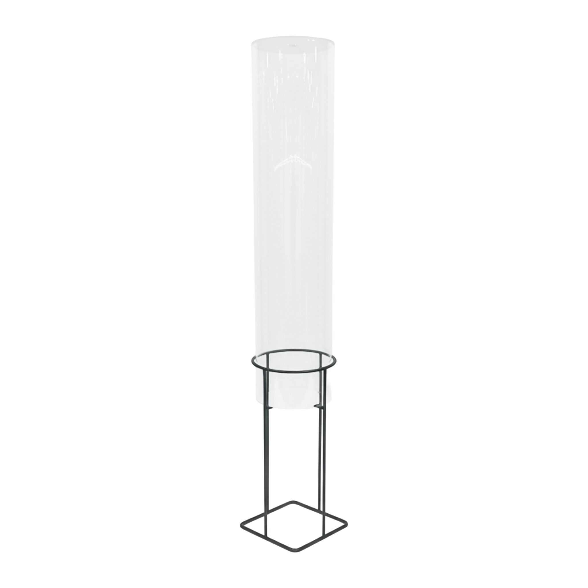 Fischsäule für Gartenteich Transparent-Grau