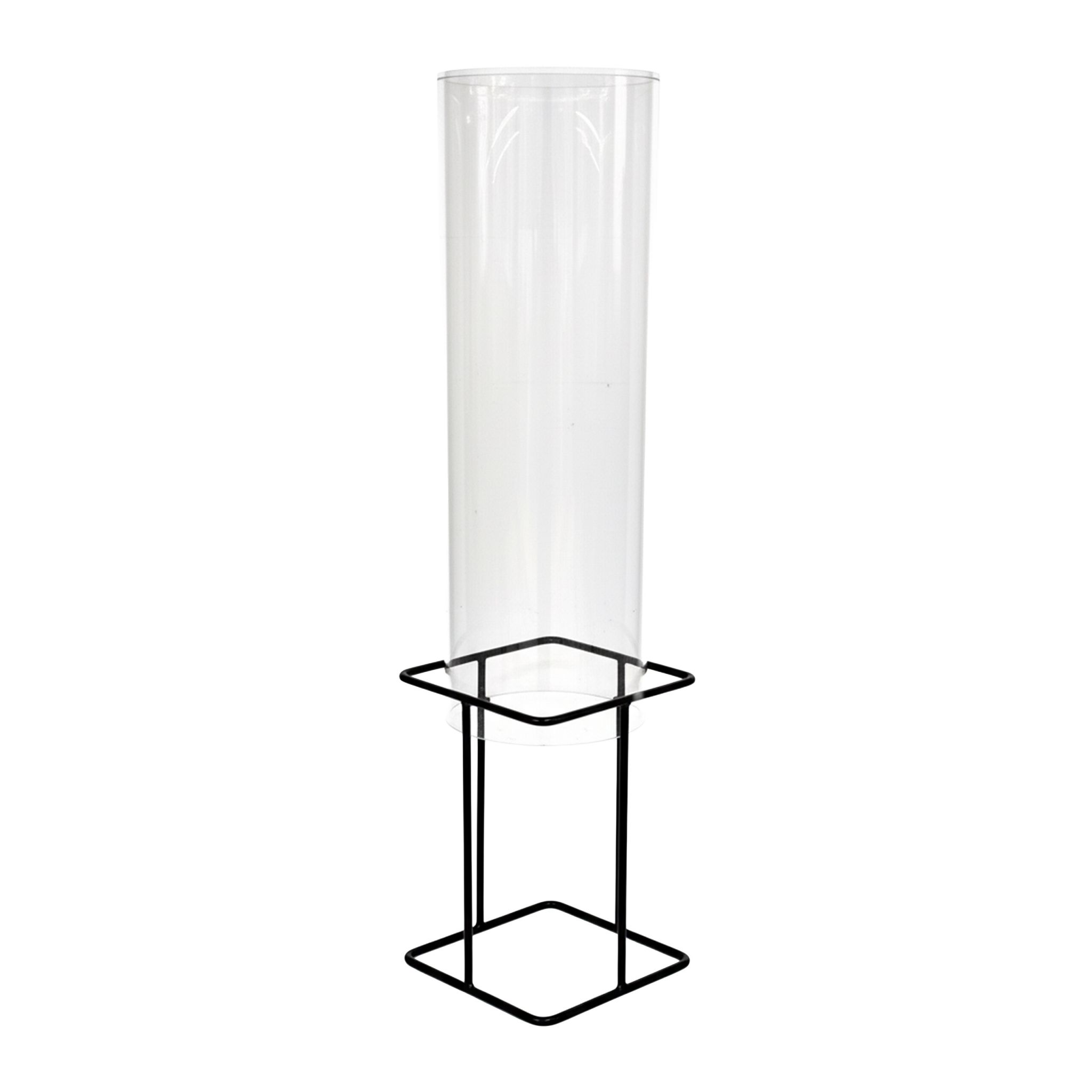 Fischsäule für Gartenteich Transparent-Grau