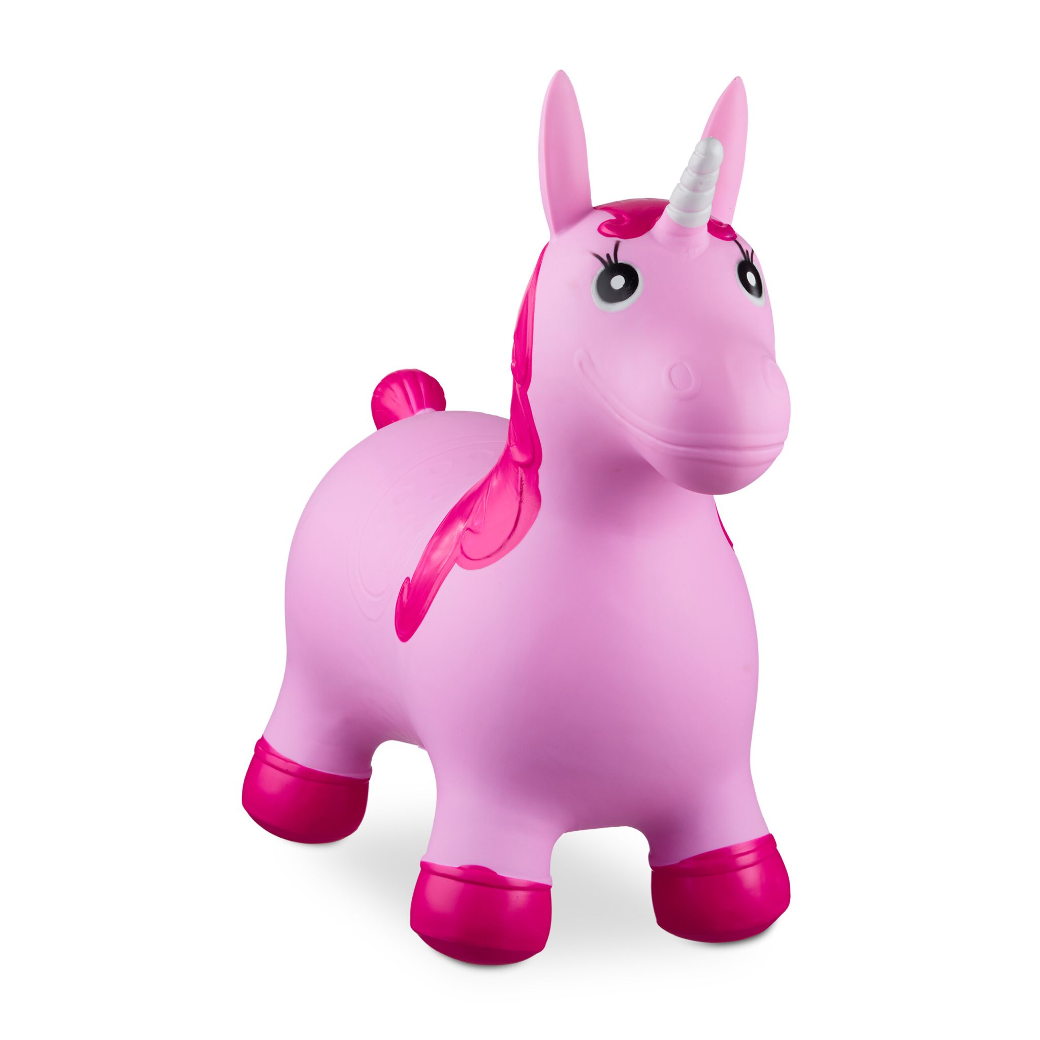 Hüpftier Einhorn Pink-Rot