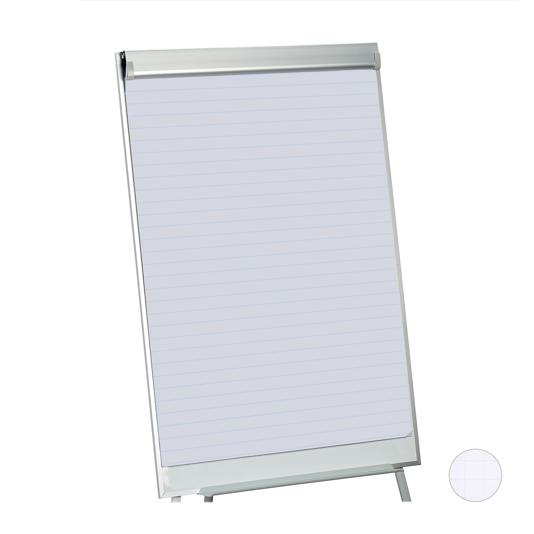 Flipchart Papier 50 Blatt Weiss-Silber