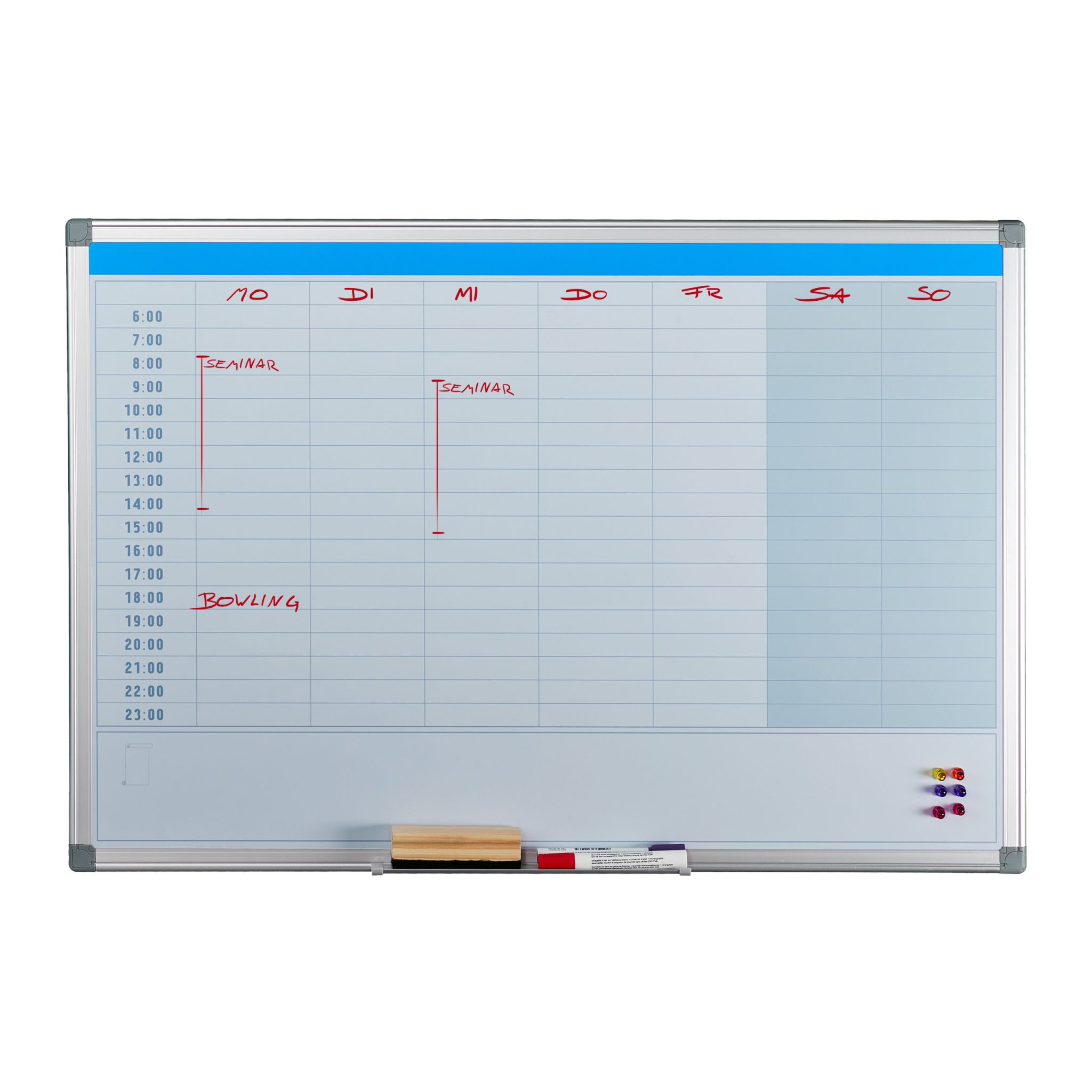 Whiteboard Planer Weiss