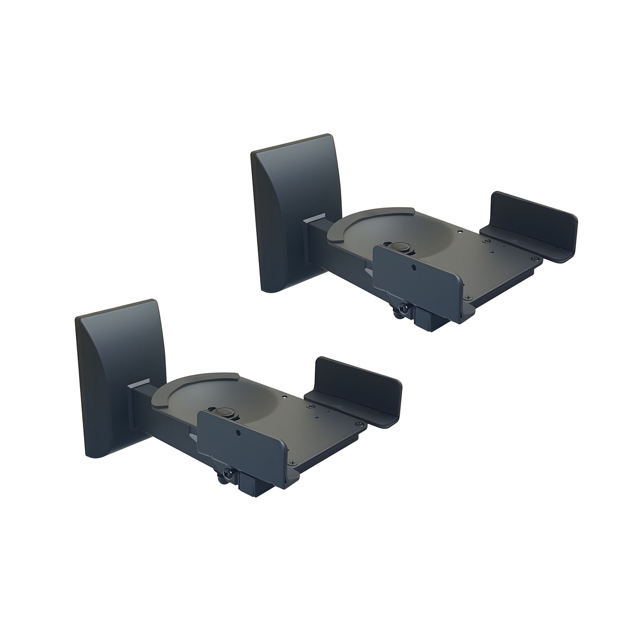 Lautsprecher Wandhalterung 2er-Set Schwarz