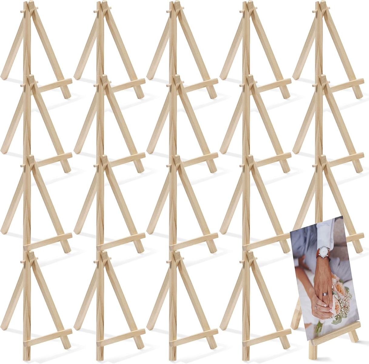 Staffelei Tischkartenhalter Mini 20 Stück