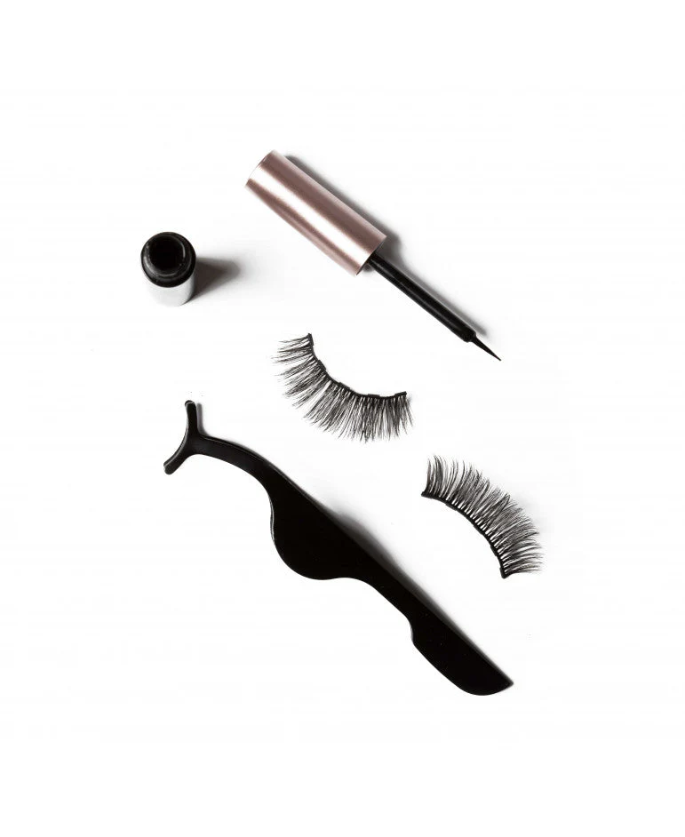 Magnetisch Wimpern 3 Paar mit Eyeliner 10-12-10mm