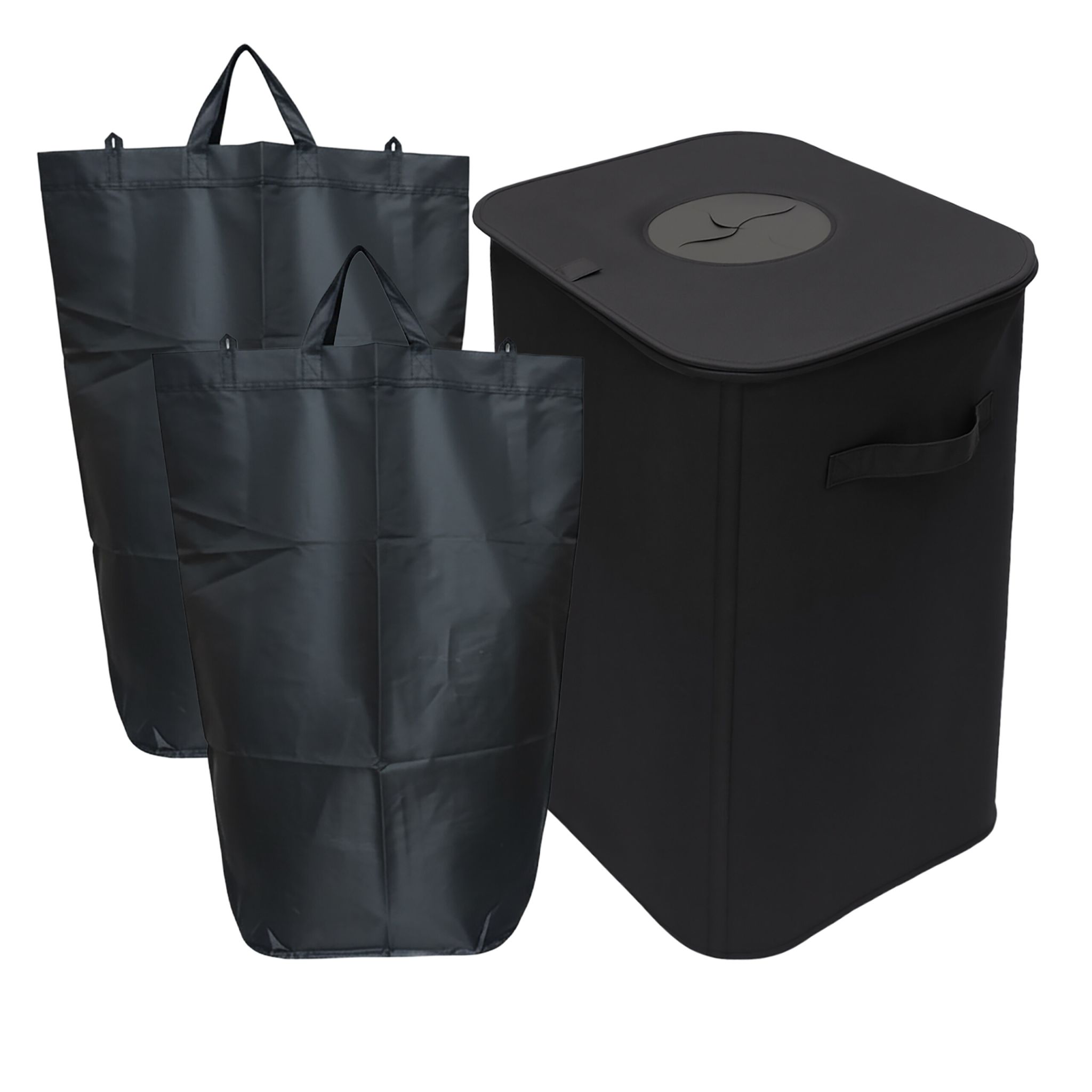 Flaschen-Sammelbehälter 100L Schwarz