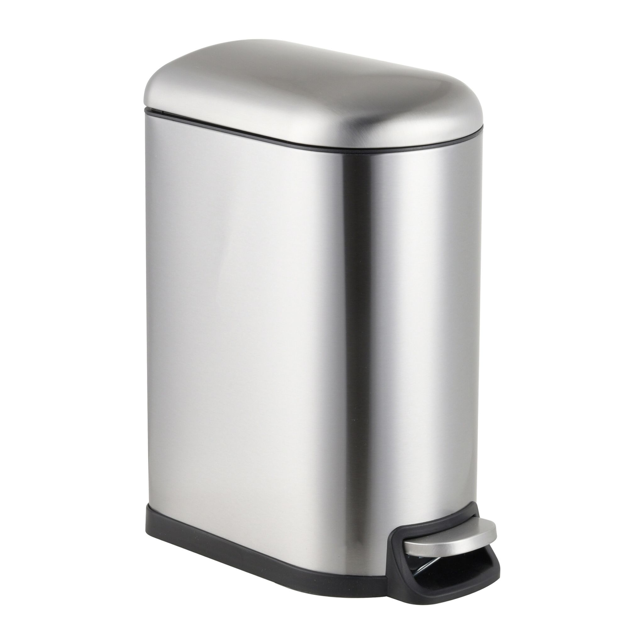 Mülleimer 10 Liter Silber
