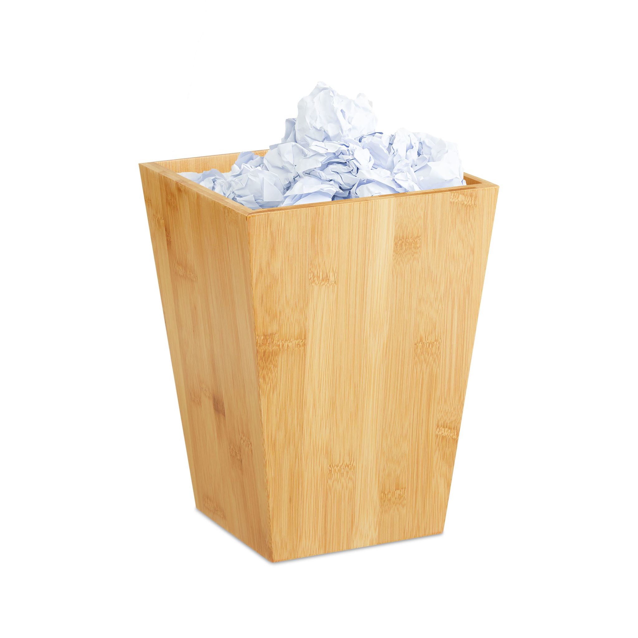 Papierkorb Bambus Hellbraun