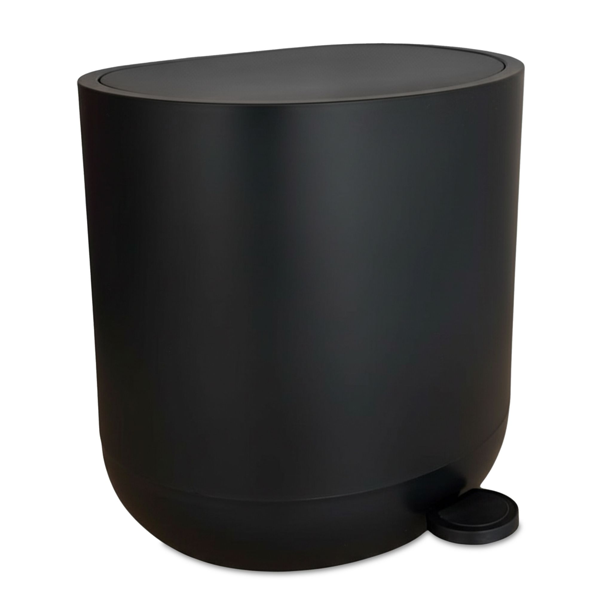 Mülleimer mit Softclose 7 l Schwarz