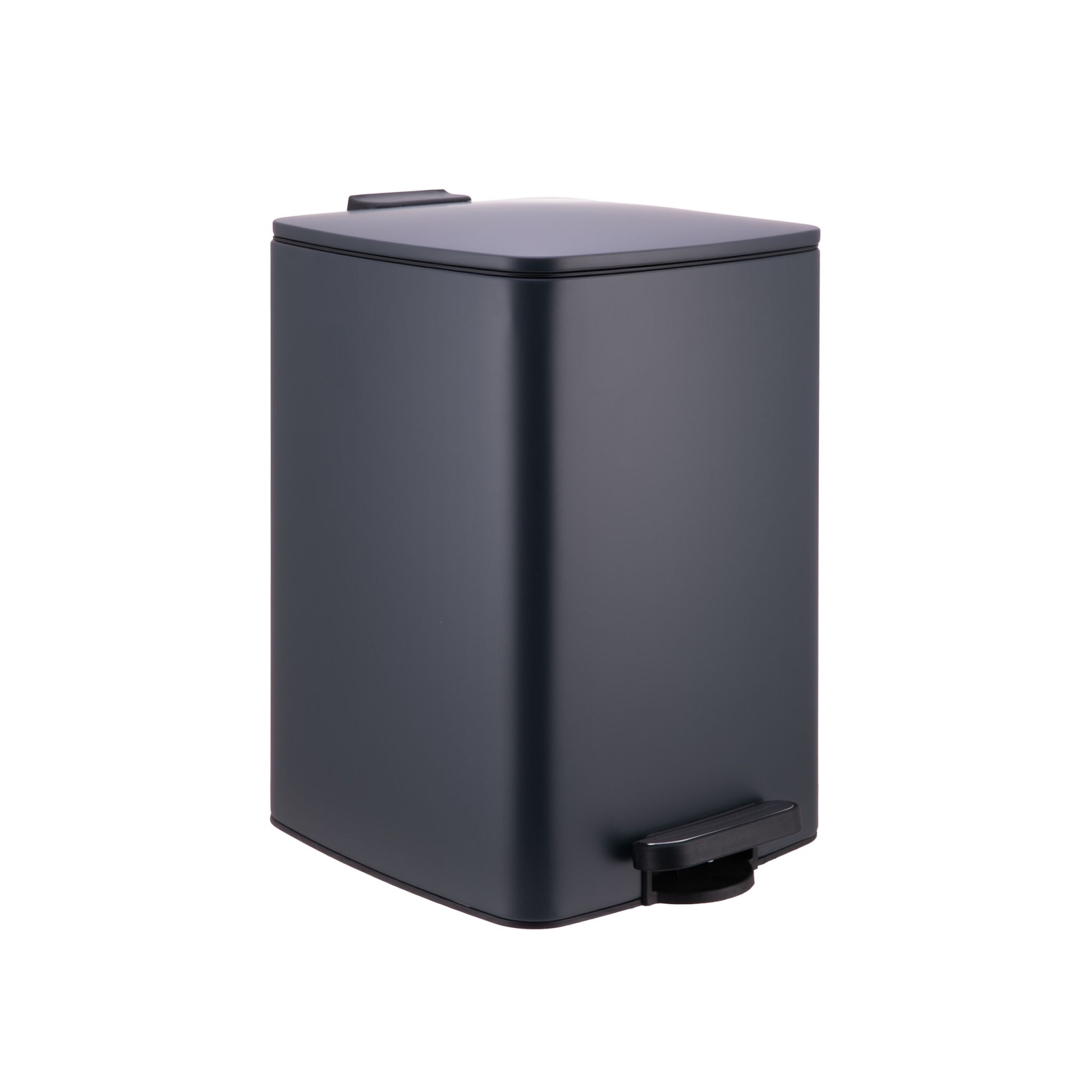 Mülleimer Küche 20L Schwarz-Silber-Grau