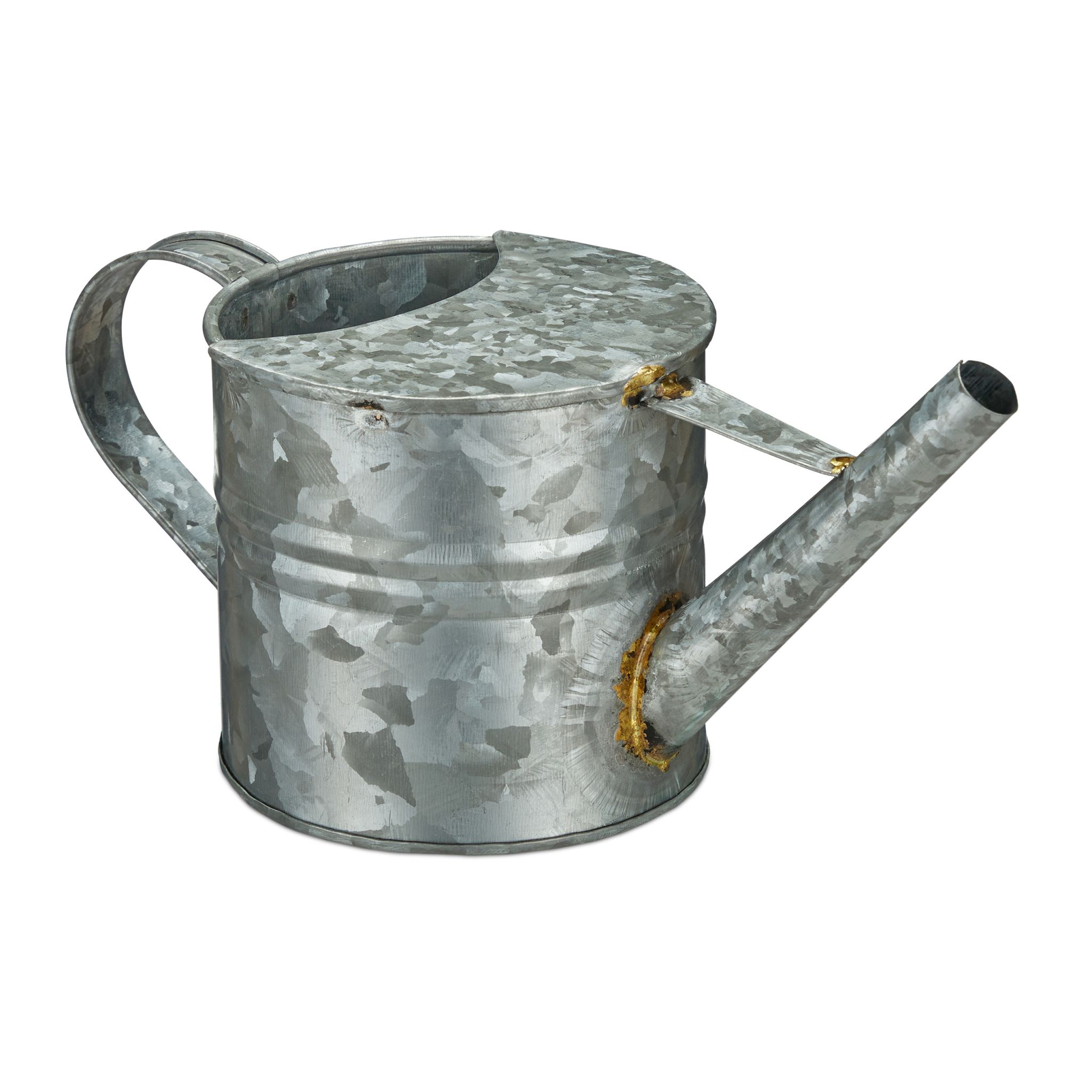 Giesskanne Metall Silber