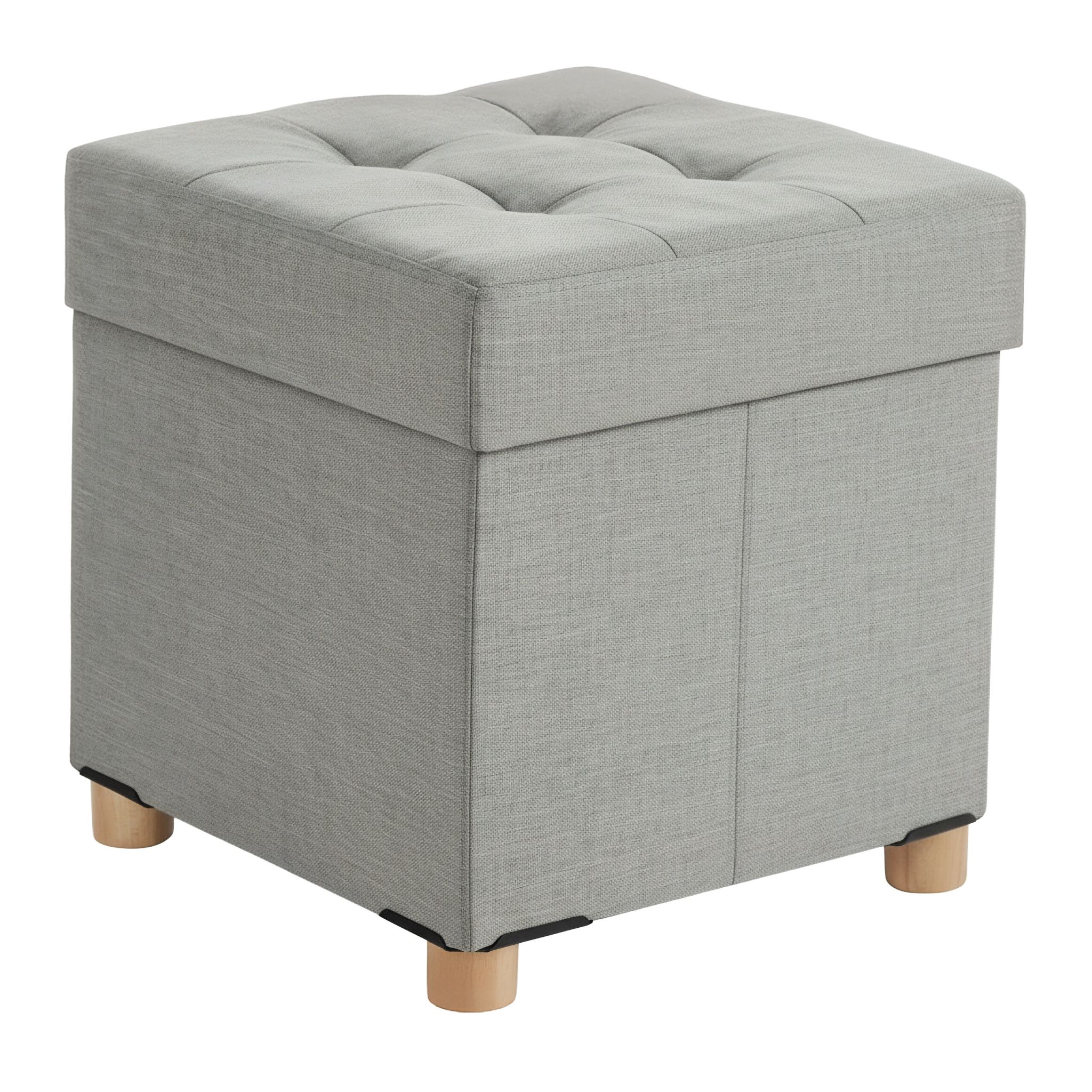 Hocker mit Stauraum Grau