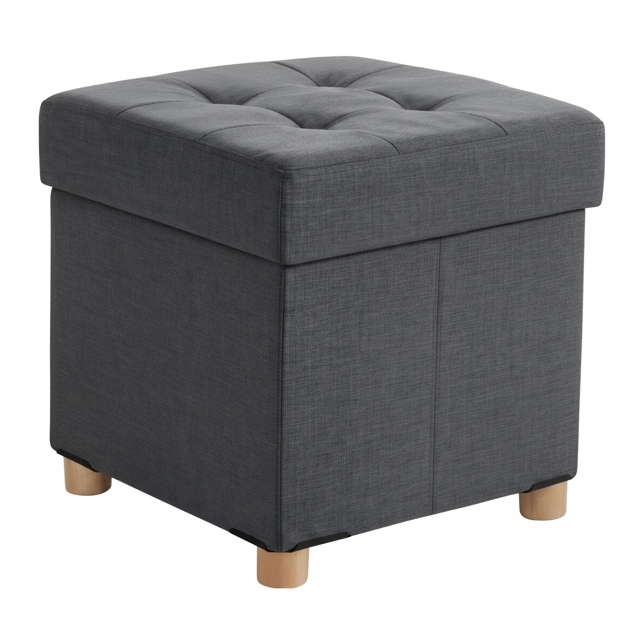 Hocker mit Stauraum Anthrazit