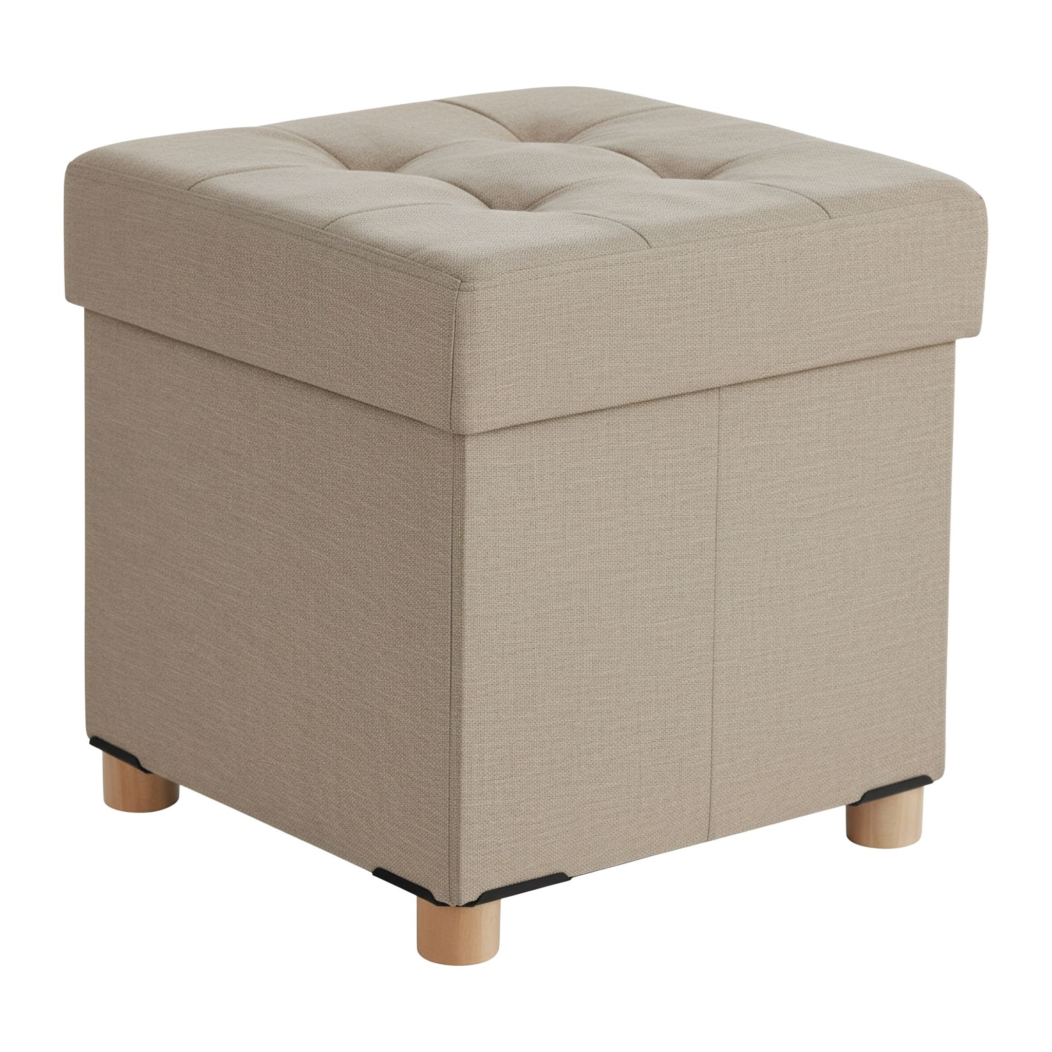 Hocker mit Stauraum Beige