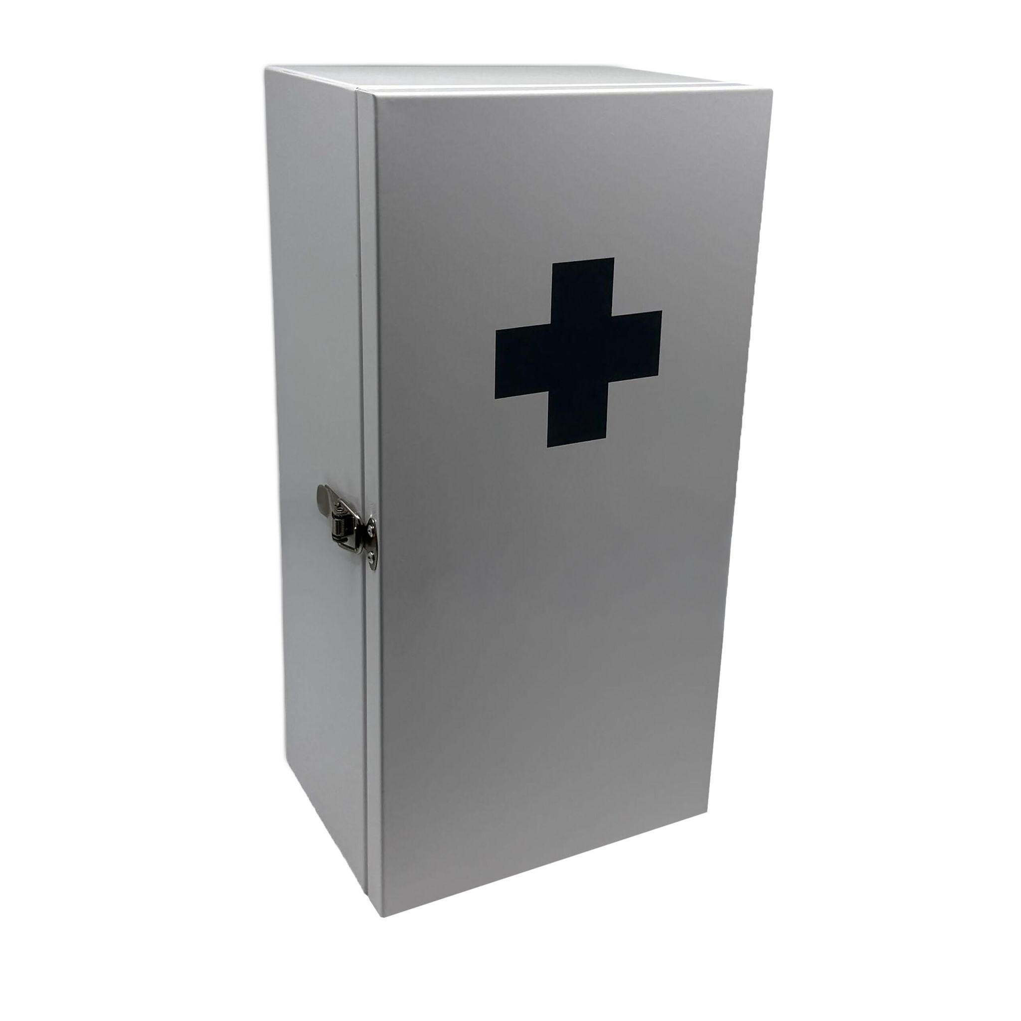 XXL Medizinschrank Weiss-Grau