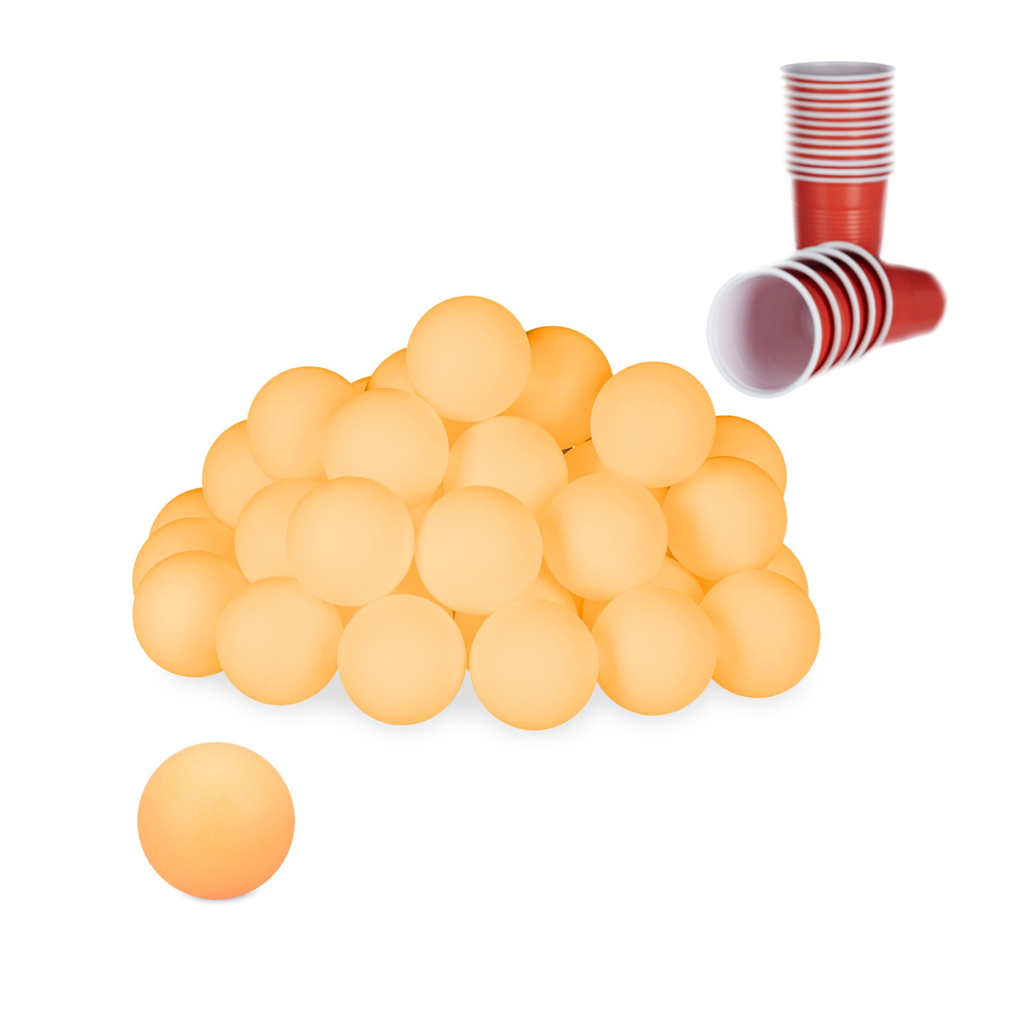 Beer Pong Bälle orange Orange